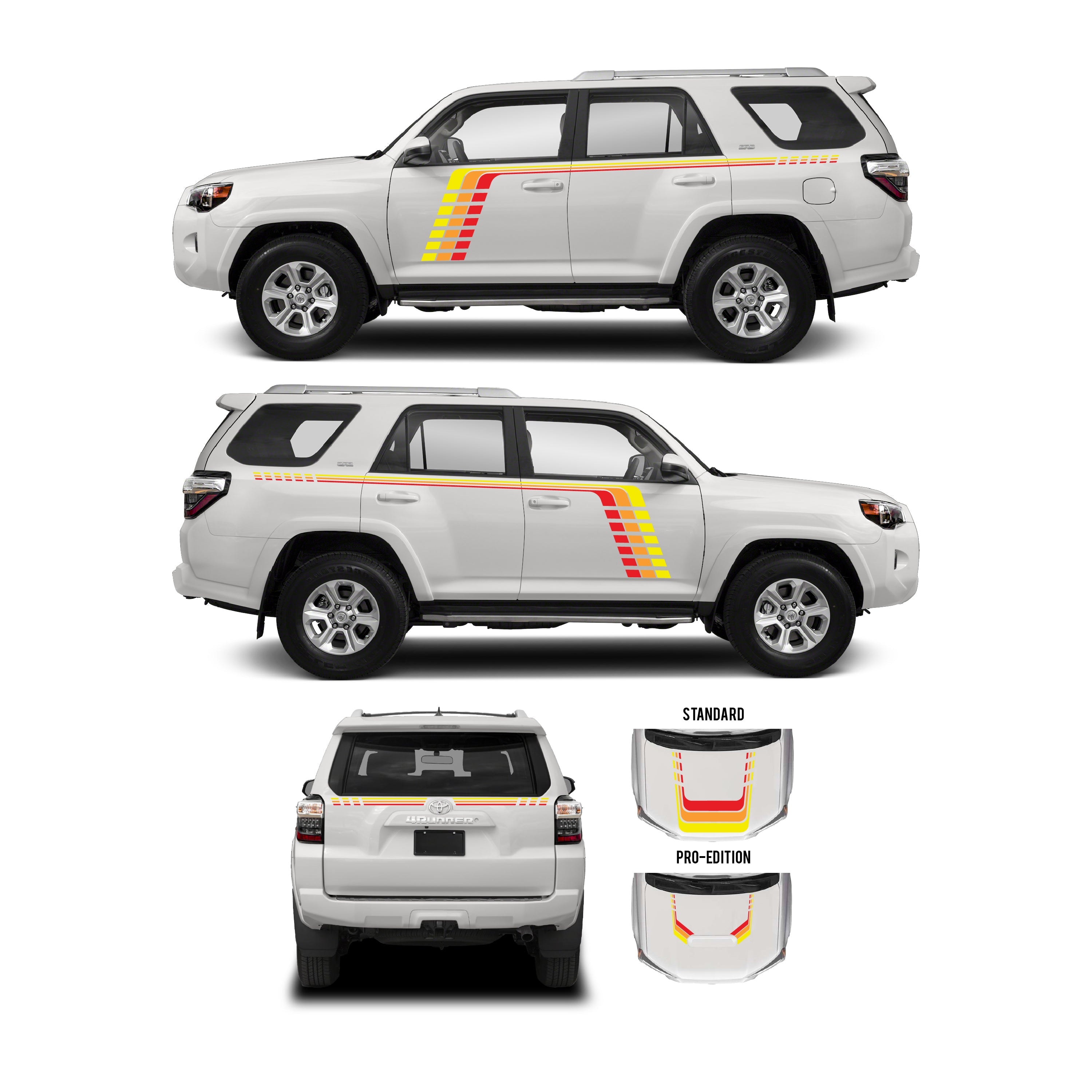 2010+  Checkered Stripe Kit For 4Runner