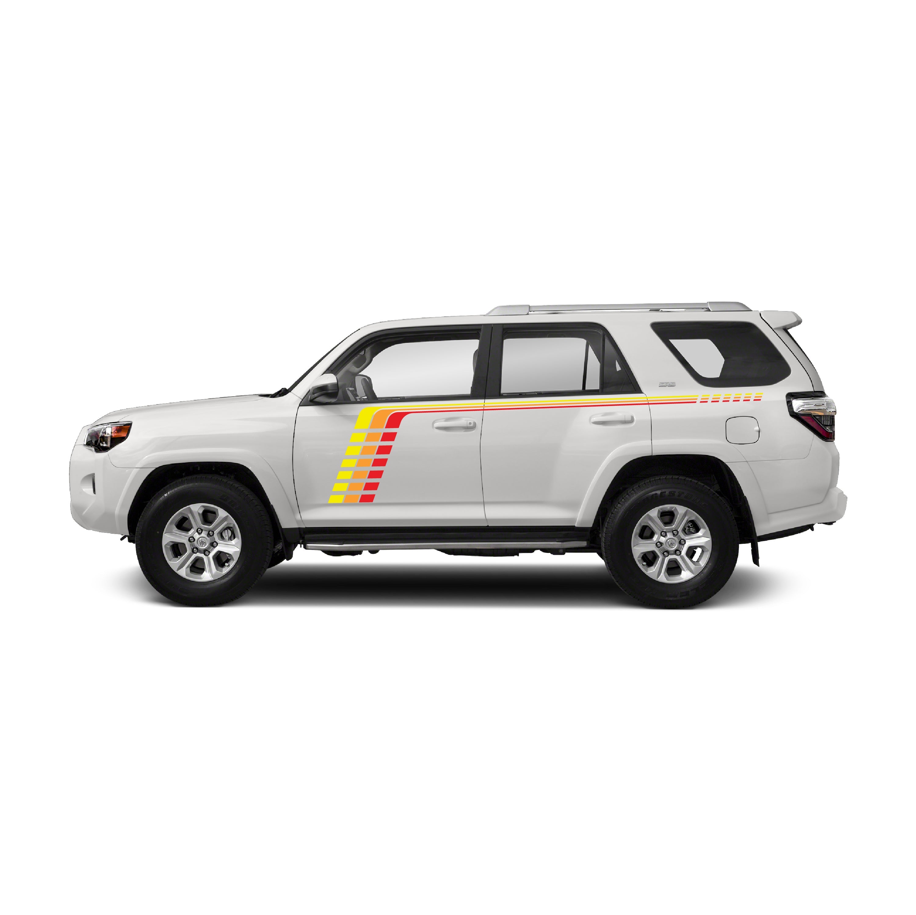 2010+  Checkered Stripe Kit For 4Runner