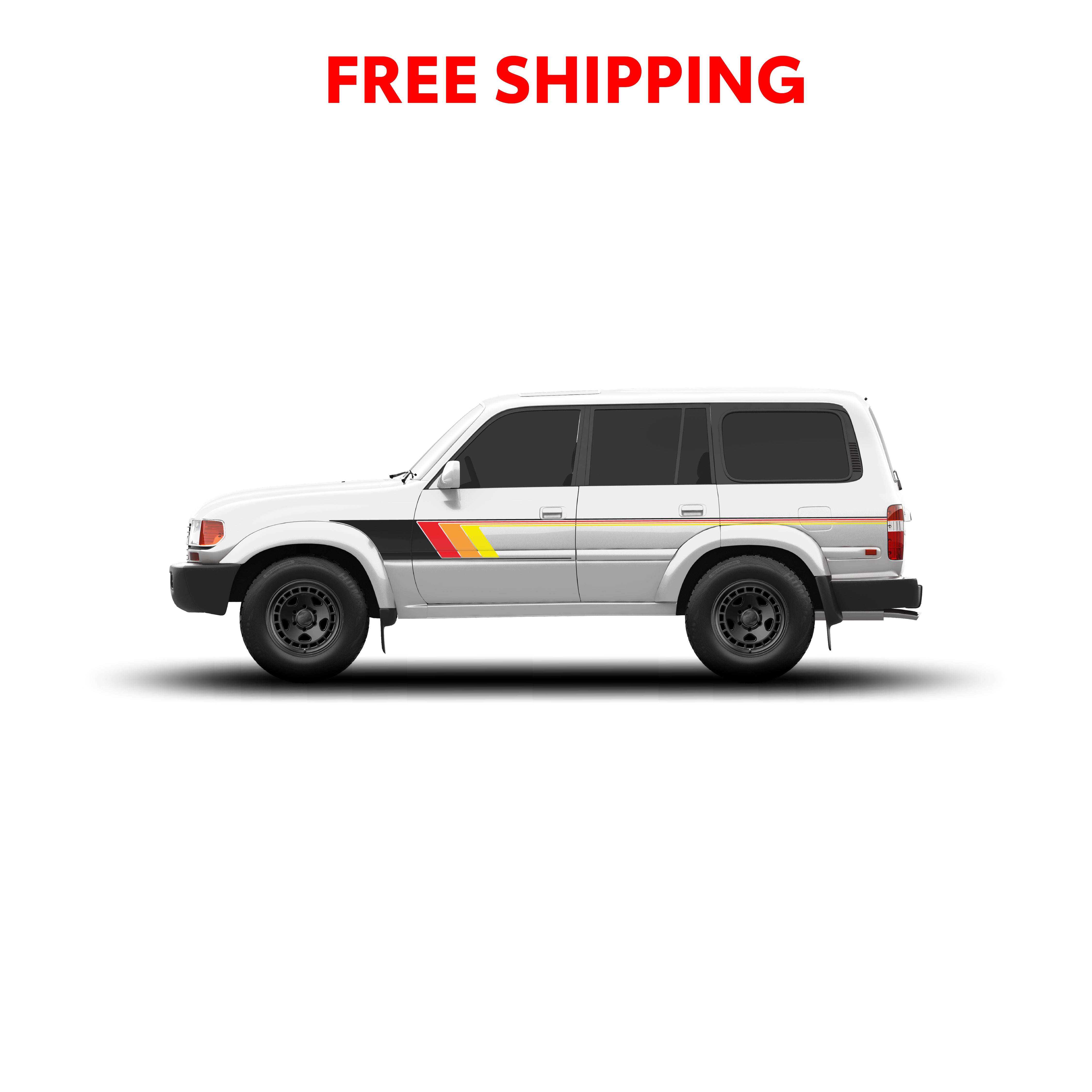 Retro Stripes For 80 Series Land Cruiser
