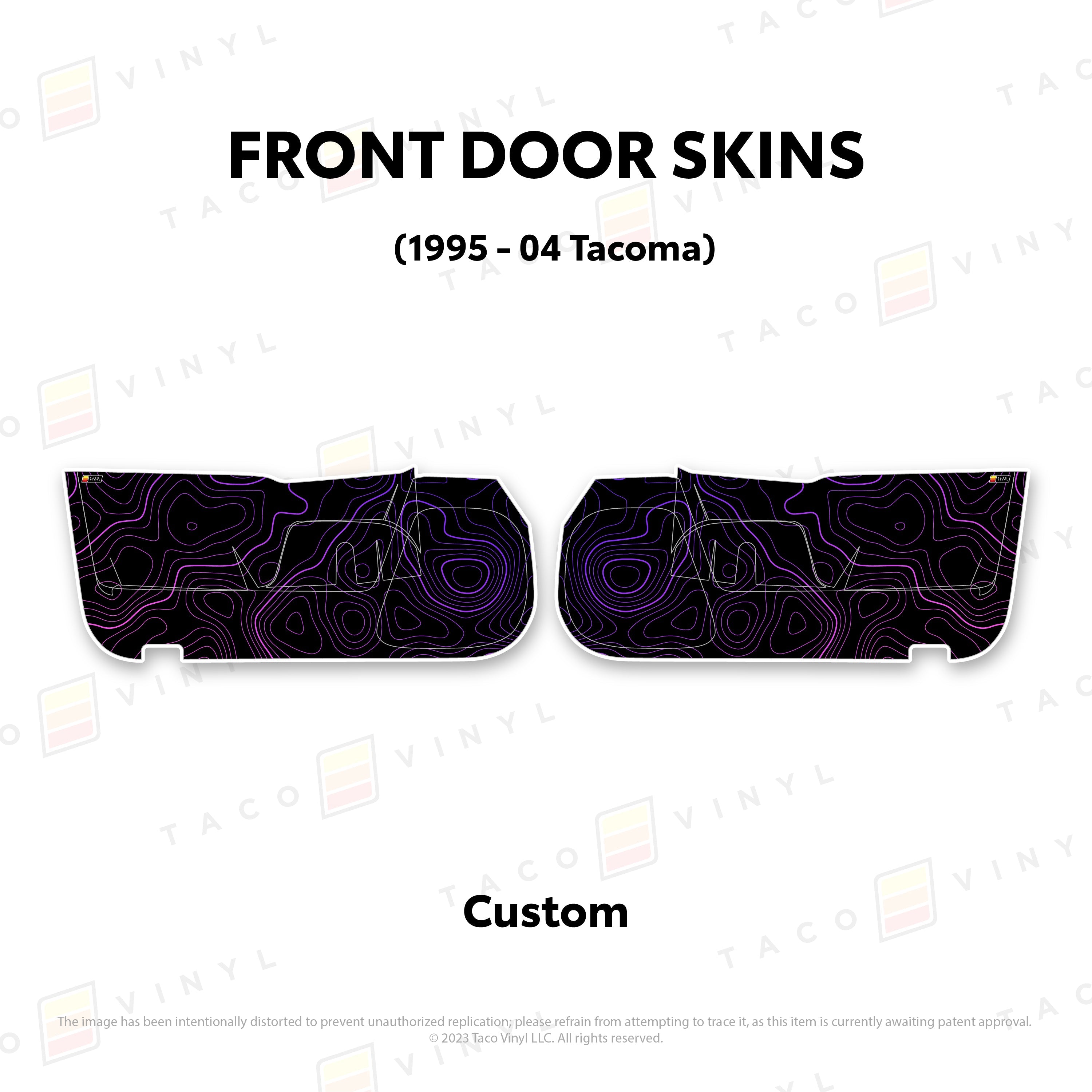 2010-24  Door Skins (Lower Section) For 4Runner
