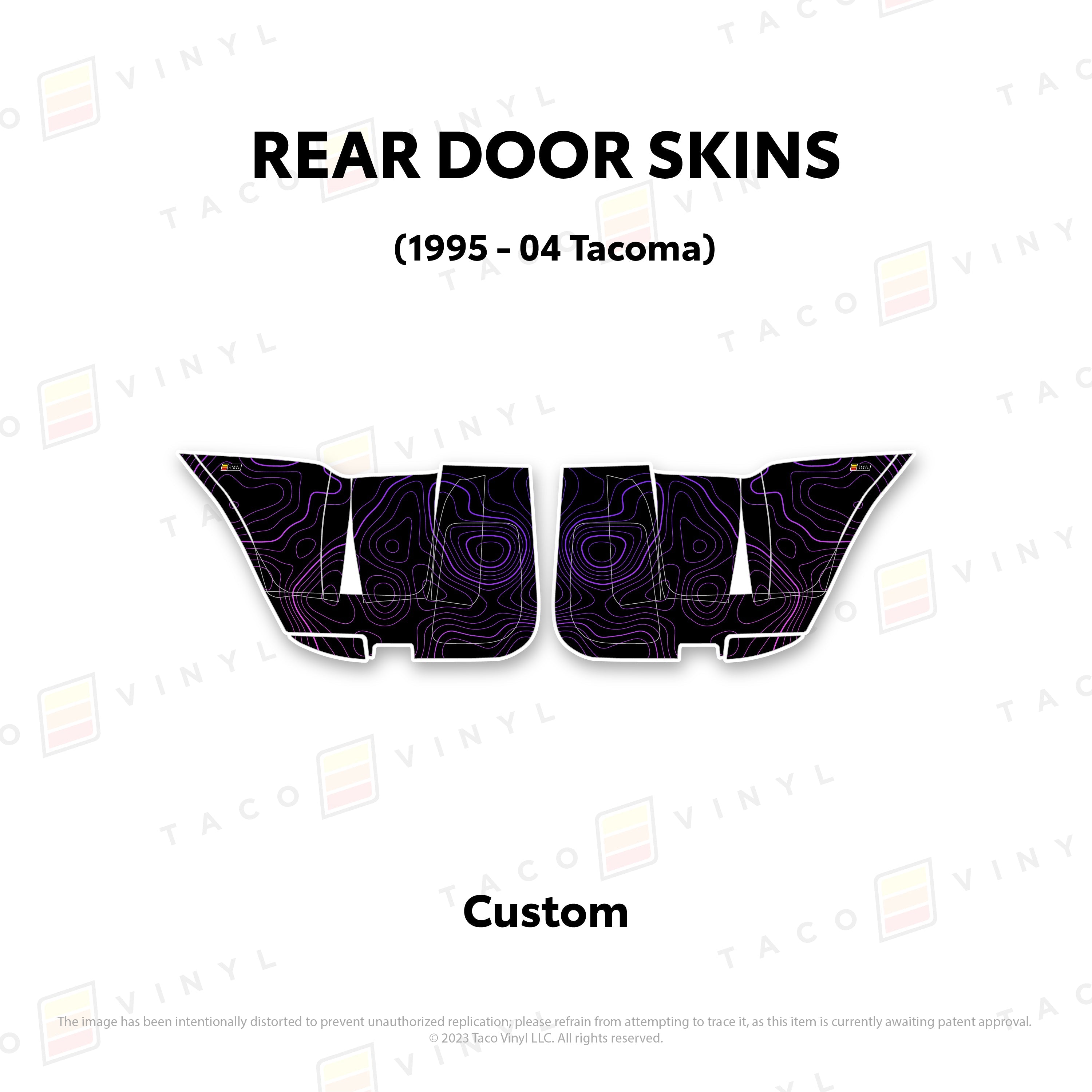 2010-24  Door Skins (Lower Section) For 4Runner