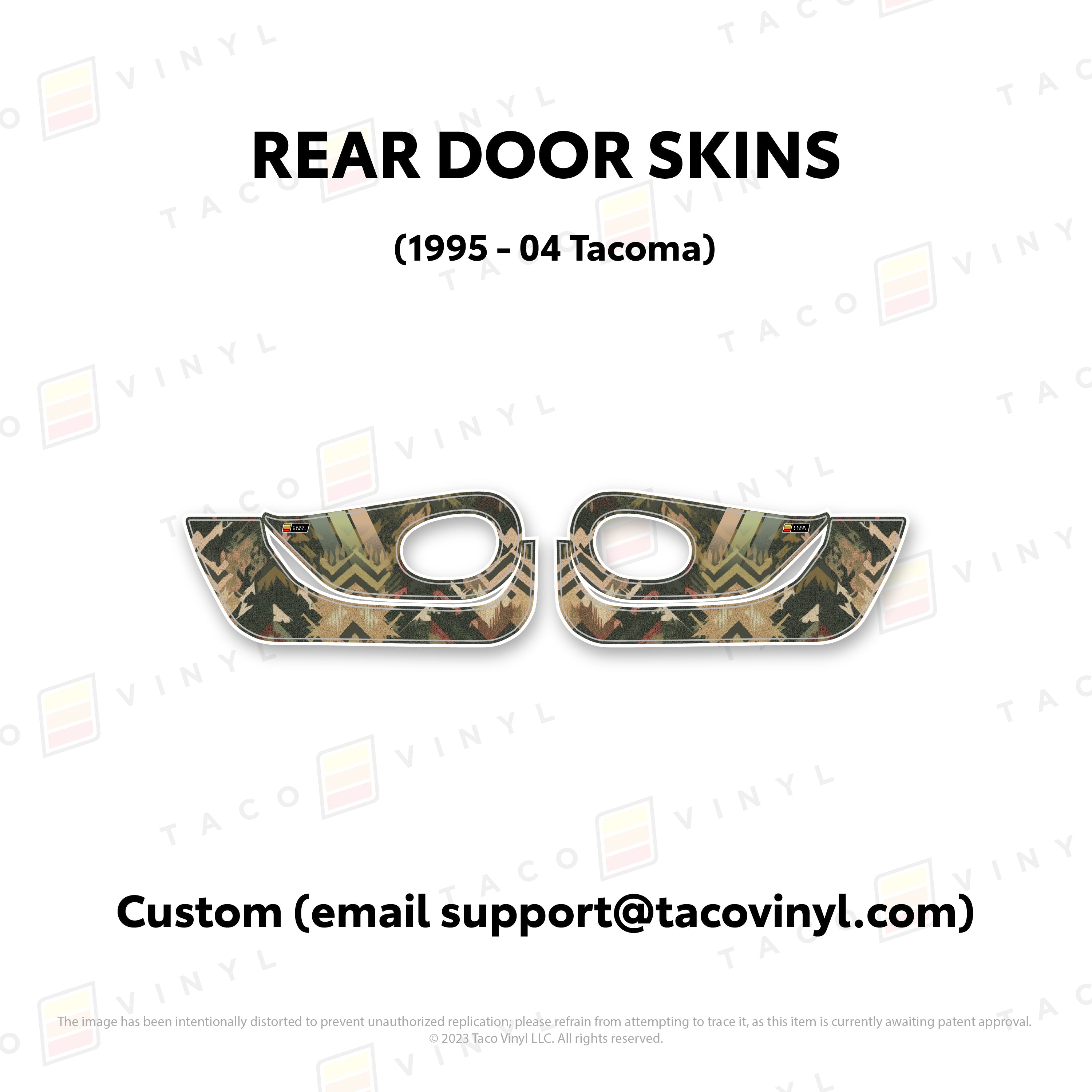 1995-04  Door Skins (Lower Section) For Tacoma