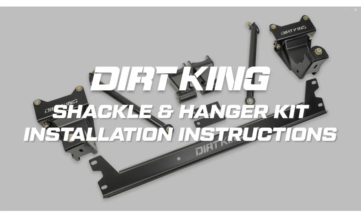 Shackle & Hanger Kit
