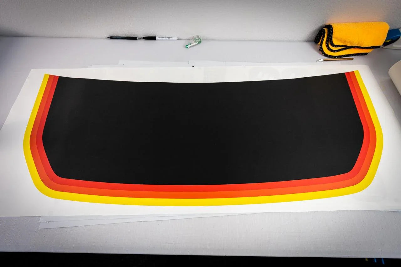 Retro Stripes Hood Overlay (Matte or Gloss) For 2021+ Bronco