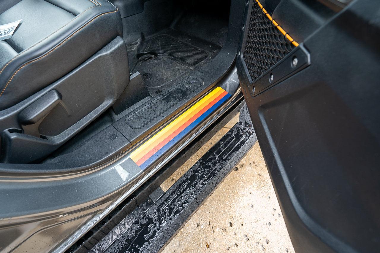Badlands 5 Bar Retro Stripe Package (Hood, Lower Door Protection, Door Sills) For 2021+ Bronco