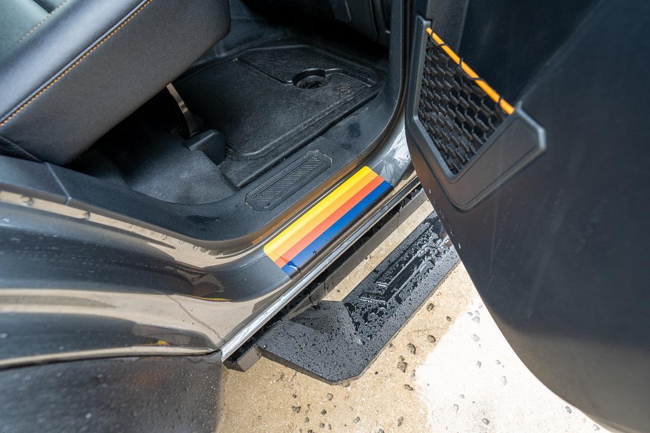 Badlands 5 Bar Retro Stripe Package (Hood, Lower Door Protection, Door Sills) For 2021+ Bronco