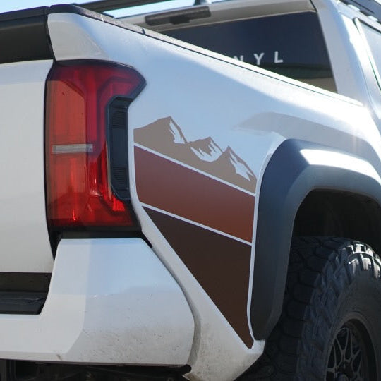 2024+  Lower Bedside Decals - Designed For Tacoma