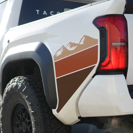 2024+  Lower Bedside Decals - Designed For Tacoma
