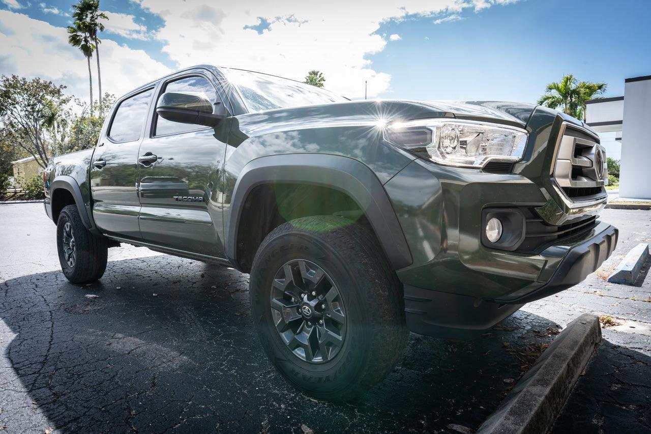 Smoked Sidemarker Overlays (Front Only) For 2016-2023 Tacoma