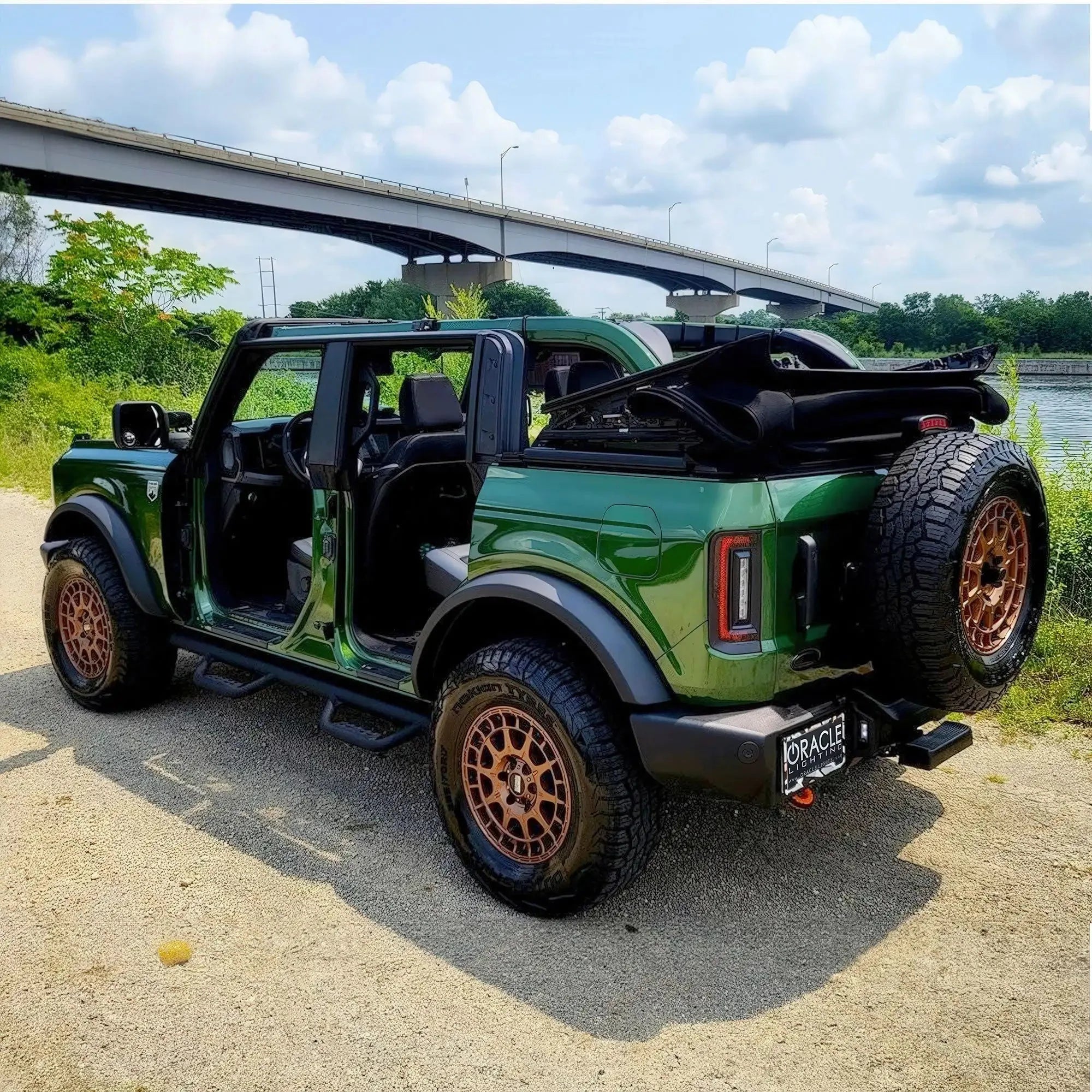 V2 | Flush Mount LED Tail Lights For 2021-2025 Ford Bronco - Low Profile | 1,400 Lumens