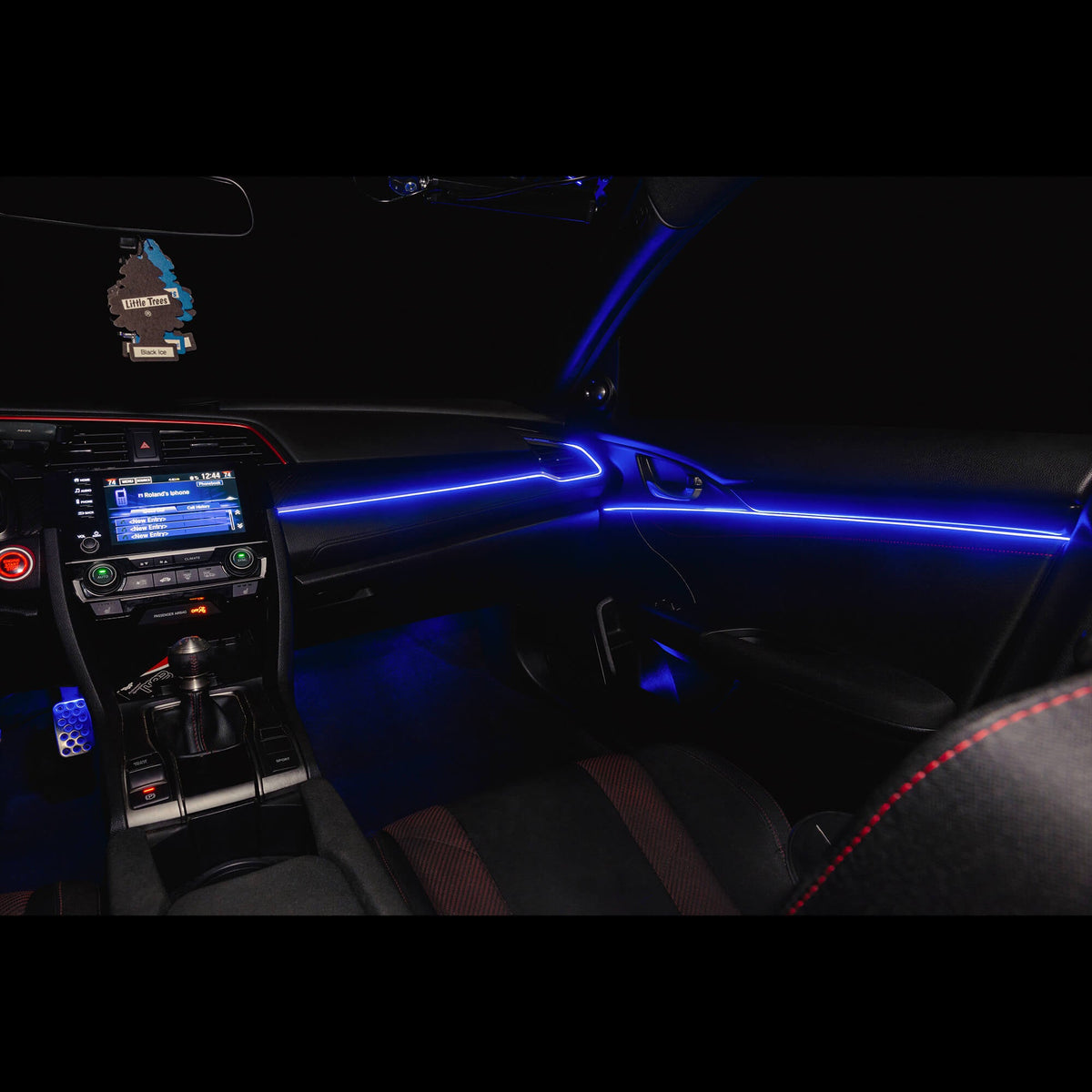 Dynamic ColorSHIFT 18-Piece Universal LED Interior Kit - Bluetooth Multi-Zone Lighting