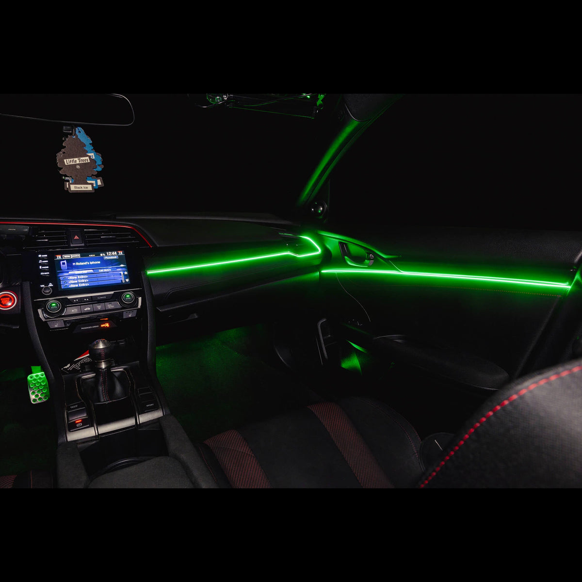 Dynamic ColorSHIFT 18-Piece Universal LED Interior Kit - Bluetooth Multi-Zone Lighting
