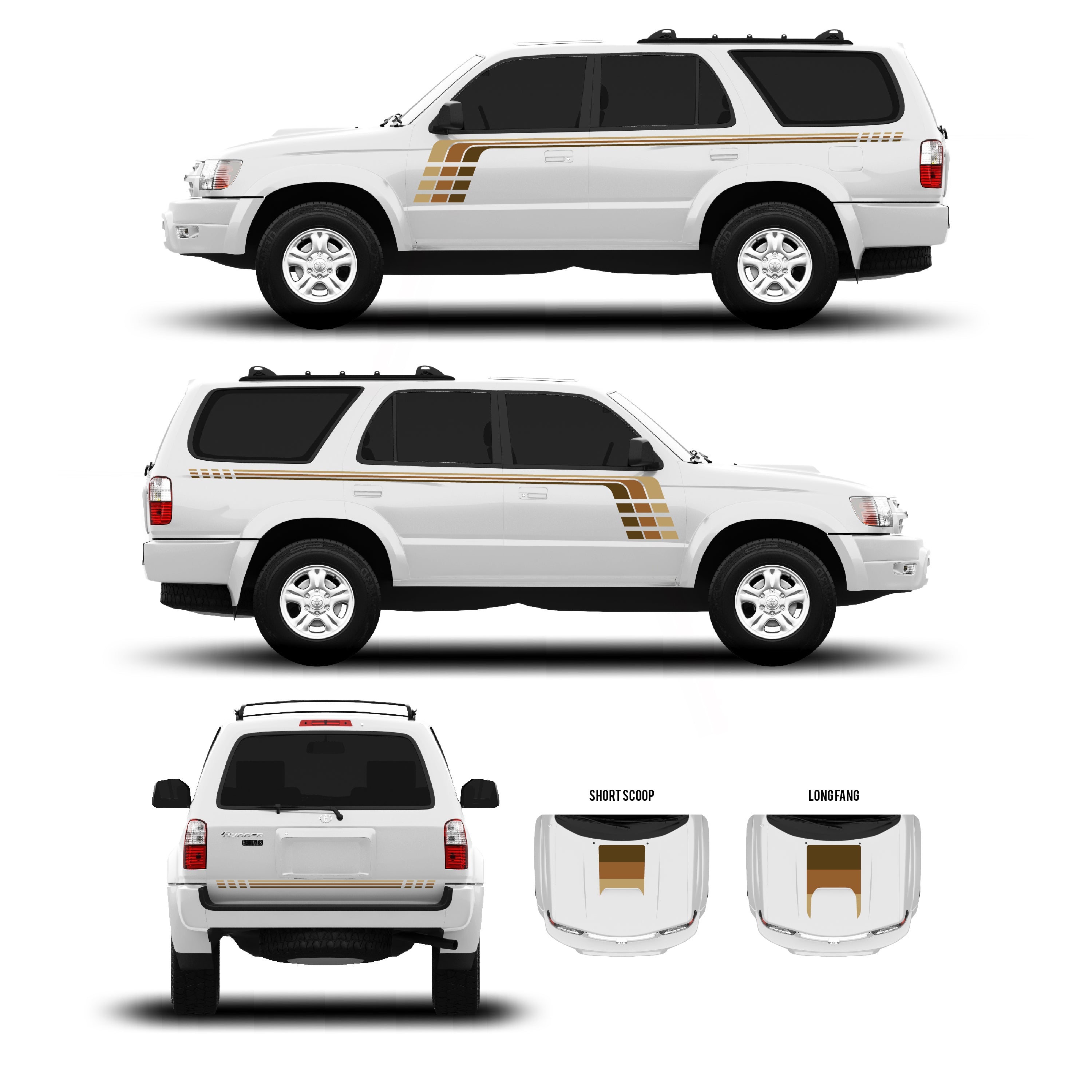1996-02  Checkered Stripe Kit For 4Runner