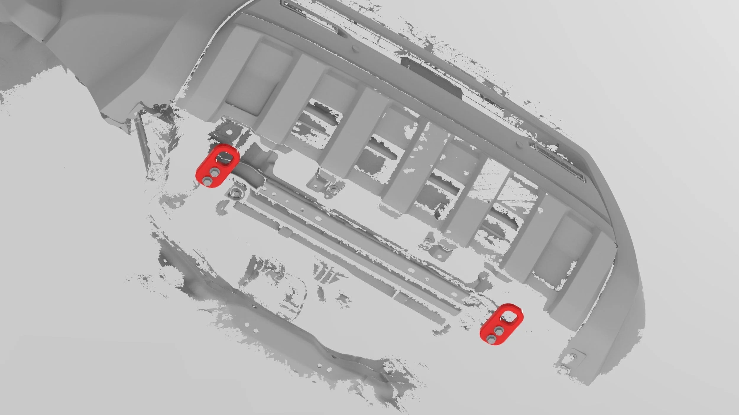 NYTOP Lower Front Recovery Points For 2024-Current Toyota Tacoma