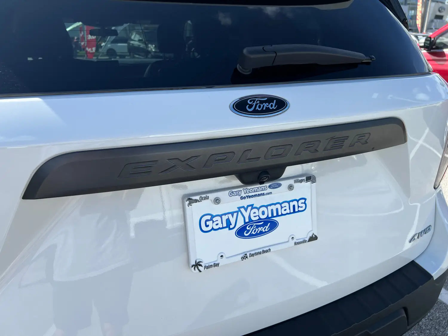 Lift Gate Letter Inserts Fits 2020-2024 Ford Explorer