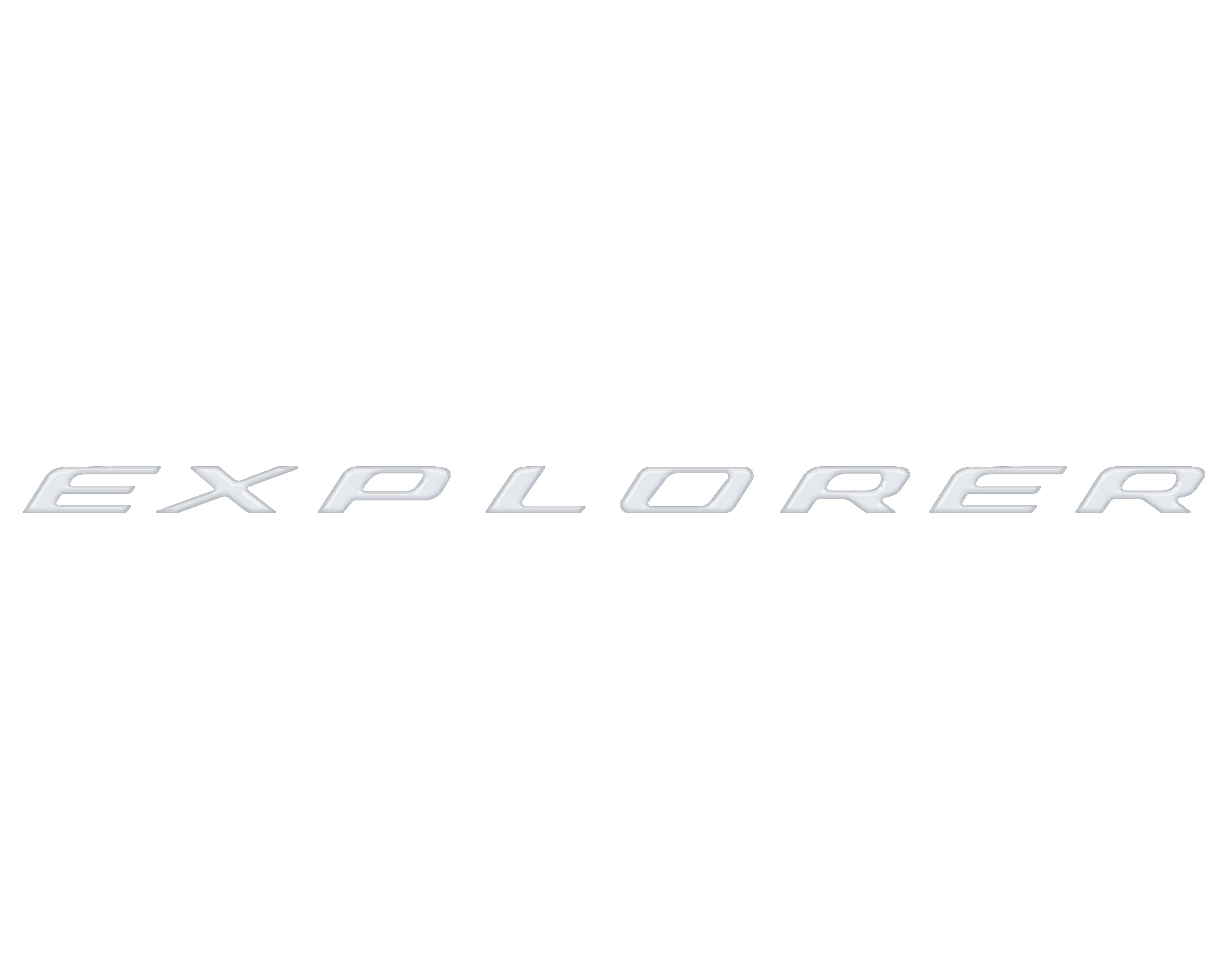 Lift Gate Letter Inserts Fits 2020-2024 Ford Explorer