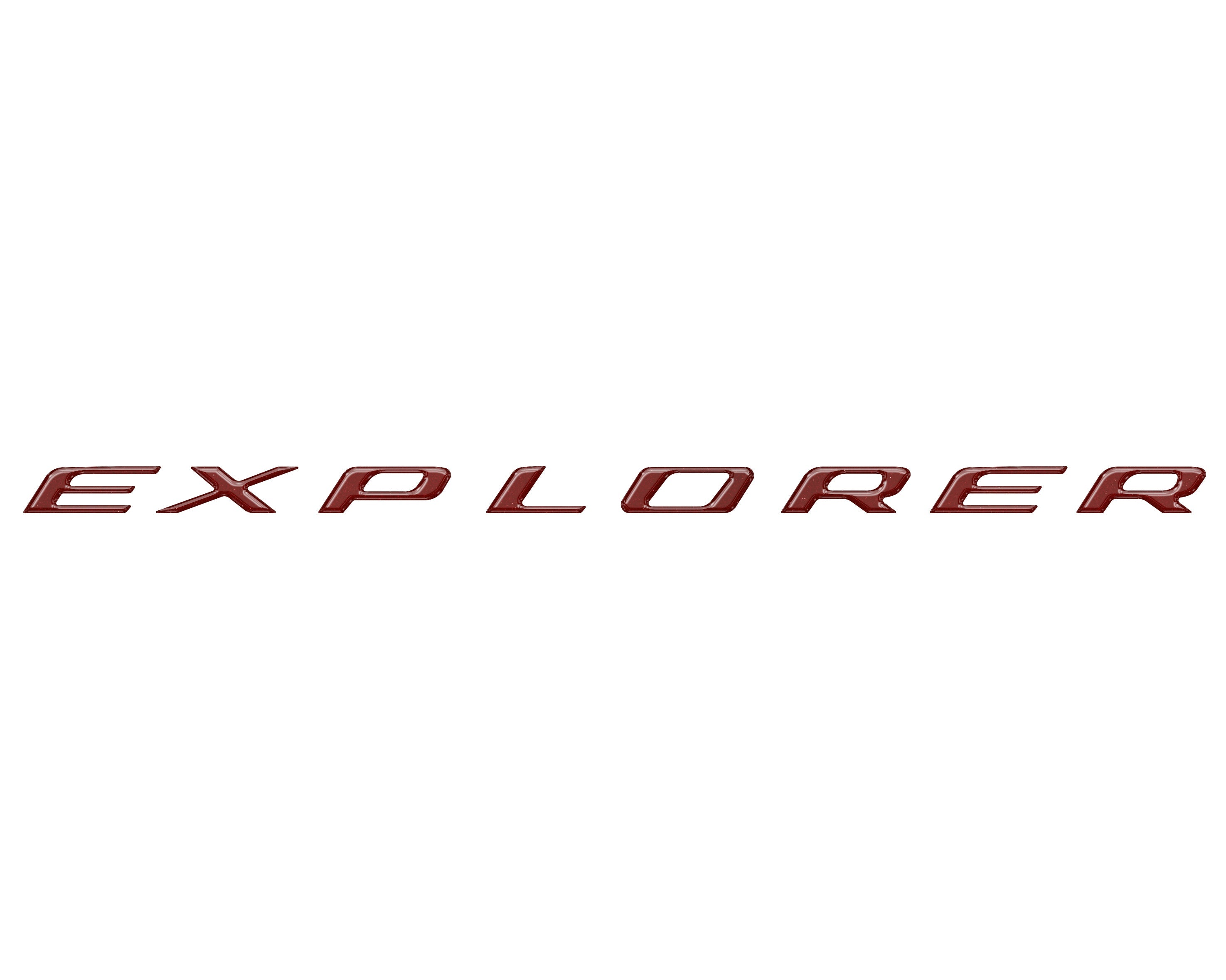 Liftgate Letter Overlays Fits 2025-2026 Ford Explorer