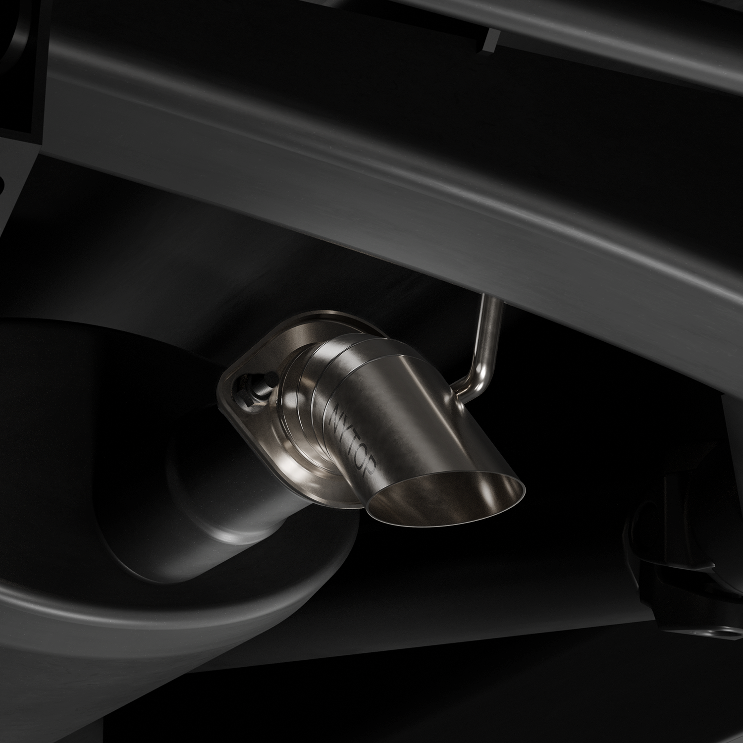 NYTOP Titanium Axle Dump Exhaust Tip For 2023-Current Toyota Sequoia