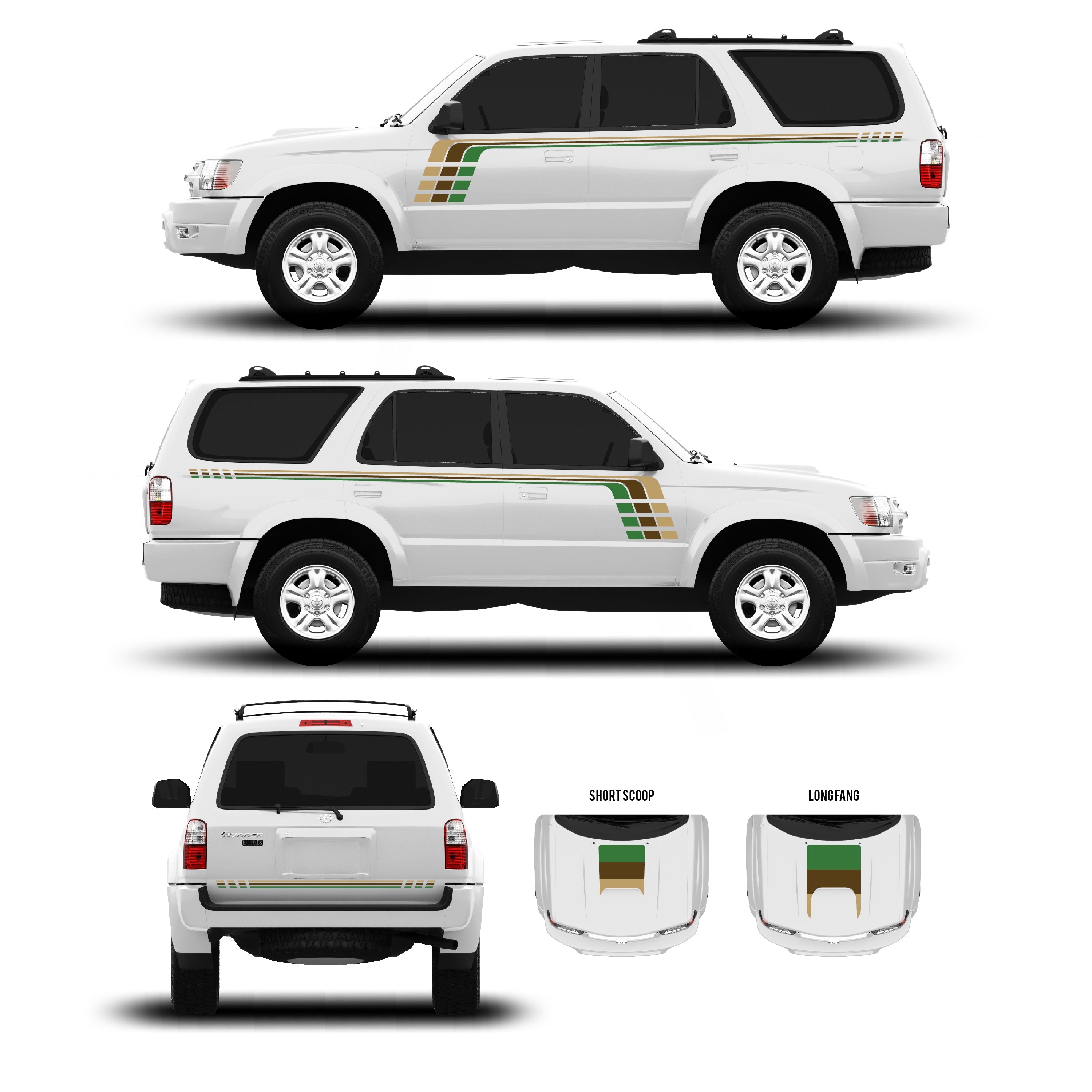 1996-02  Checkered Stripe Kit For 4Runner
