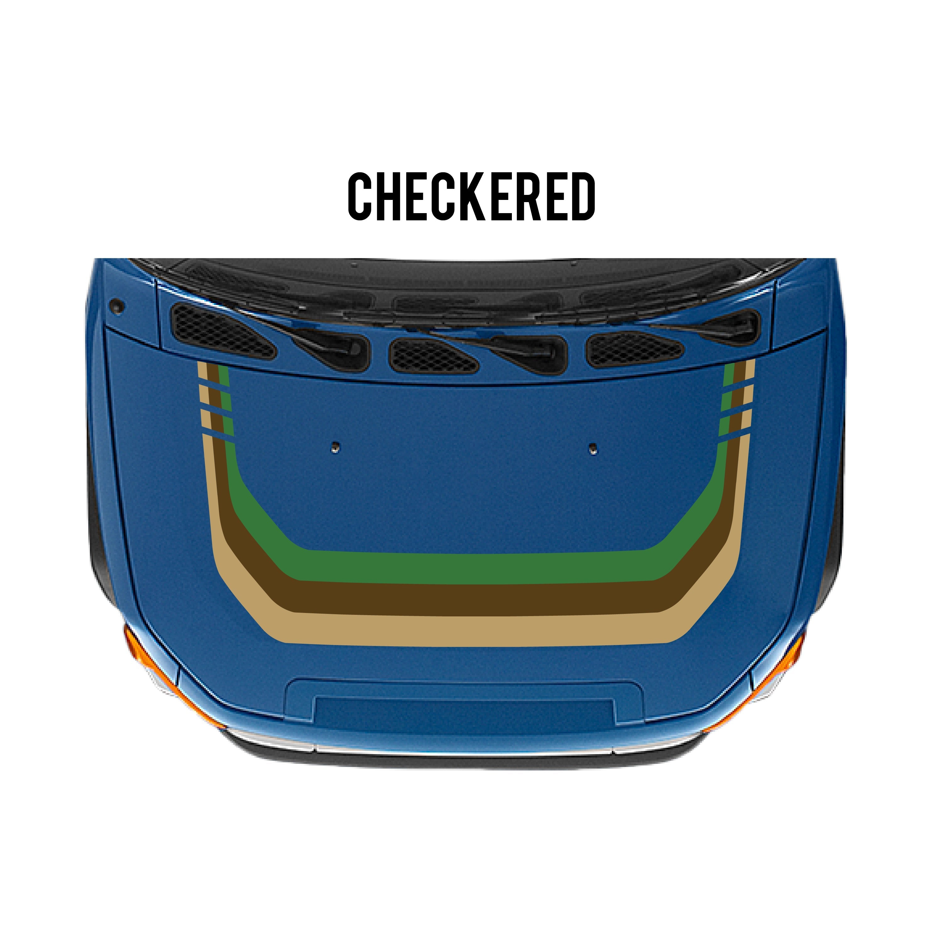 2007-14 Checkered Stripe Kit For FJ Cruiser