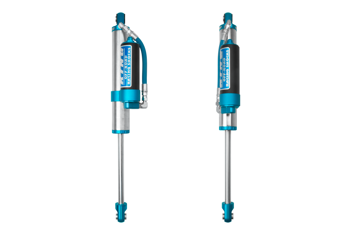 King Shocks For 05-26 Ford F-250/F-350 4WD Rear 2.5 Dia Piggy Hose Reservoir Shock (Pair)