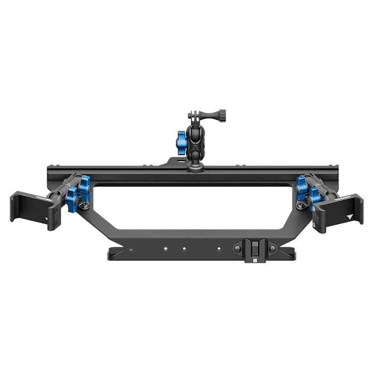 Expedition Essentials Dash Mount With Dual Phone Holders, GoPro and CB Mic Holders | 2021-2026 Ford Bronco & Bronco Raptor (Non-Sport)