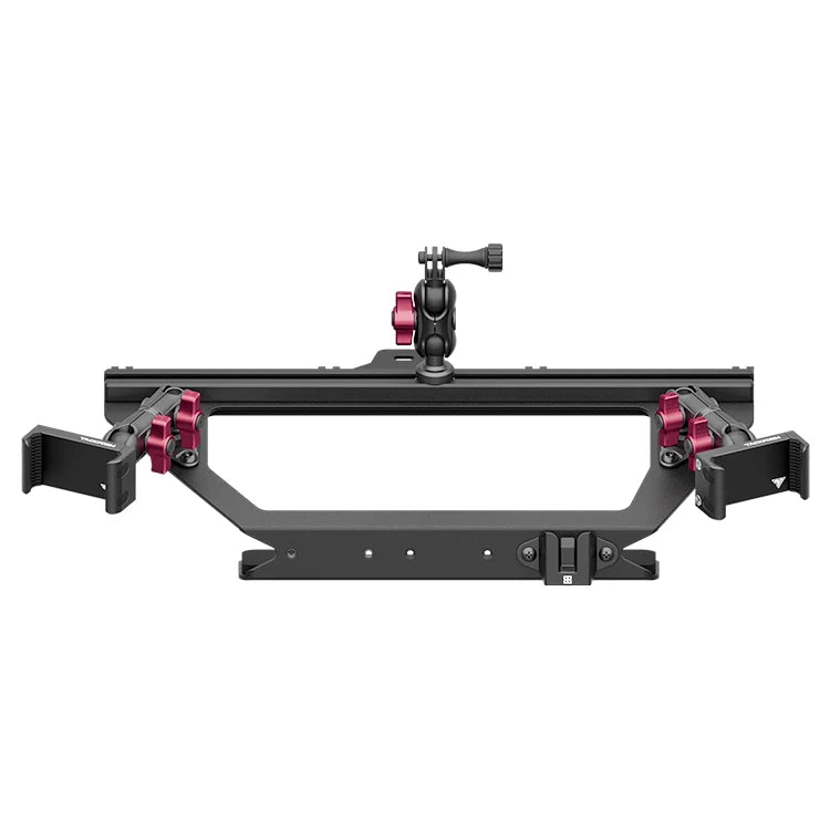 Expedition Essentials Dash Mount With Dual Phone Holders, GoPro and CB Mic Holders | 2021-2026 Ford Bronco & Bronco Raptor (Non-Sport)