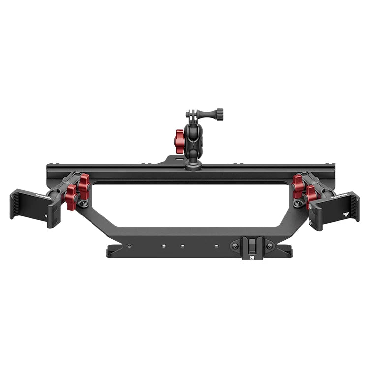 Expedition Essentials Dash Mount With Dual Phone Holders, GoPro and CB Mic Holders | 2021-2026 Ford Bronco & Bronco Raptor (Non-Sport)