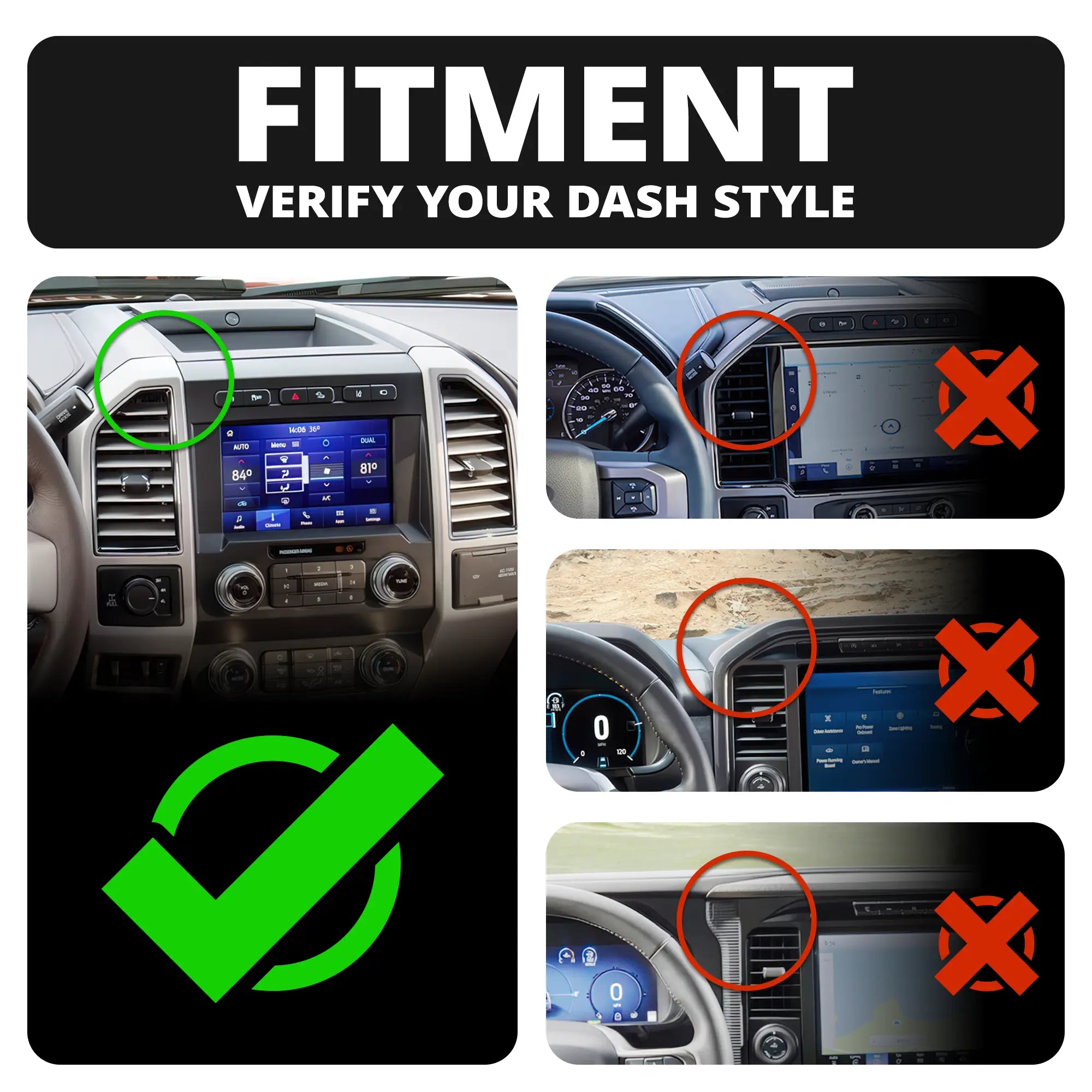 Build Your Own ‘15-‘20 Ford F-150, ‘17-‘22 Super Duty, ‘18-‘21 Expedition (See Compatibility Info For Year/Trim Details) Tackform Slim Track