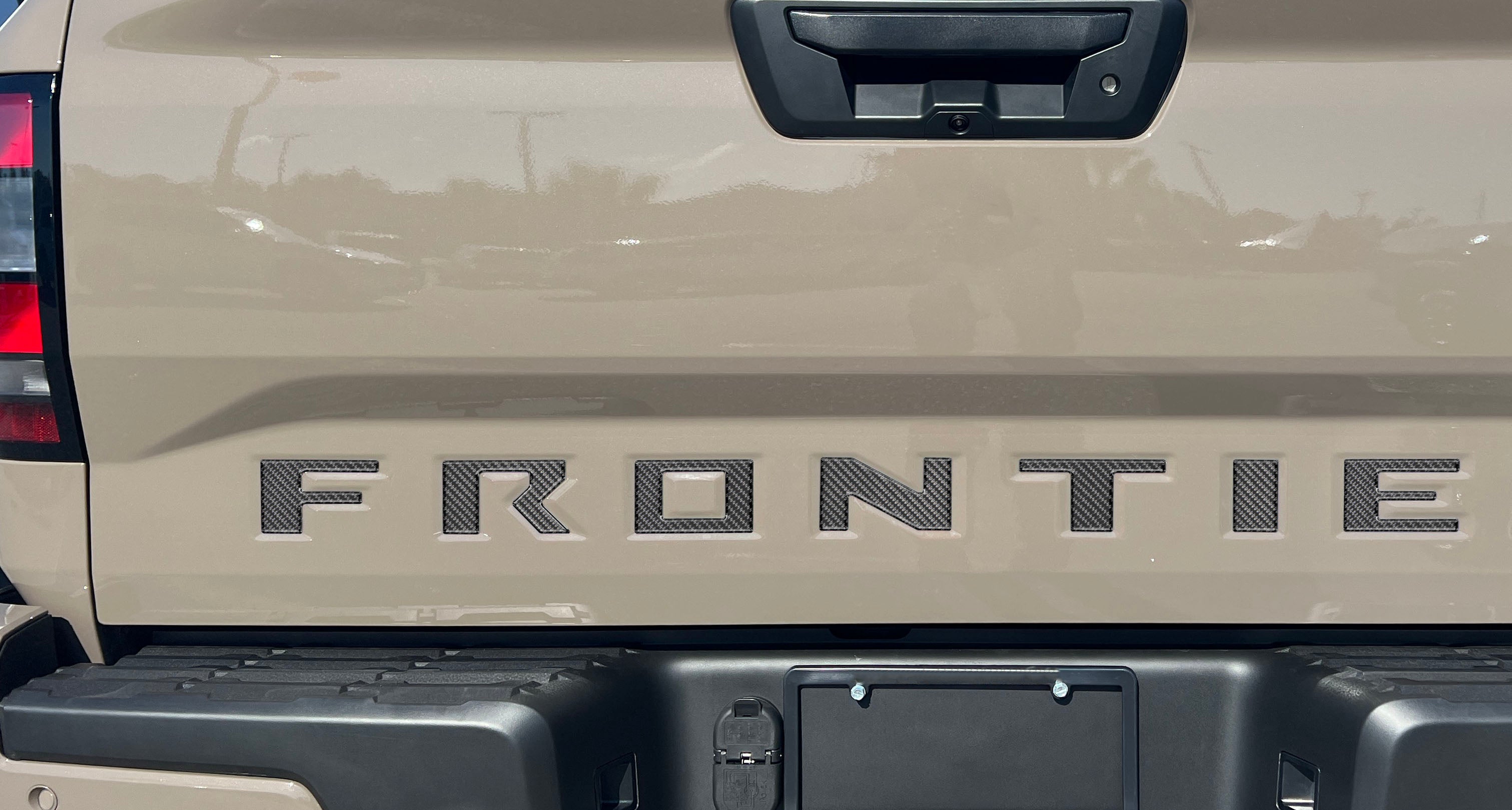 Tailgate Letter Inserts Fits 2022-2026 Nissan Frontier