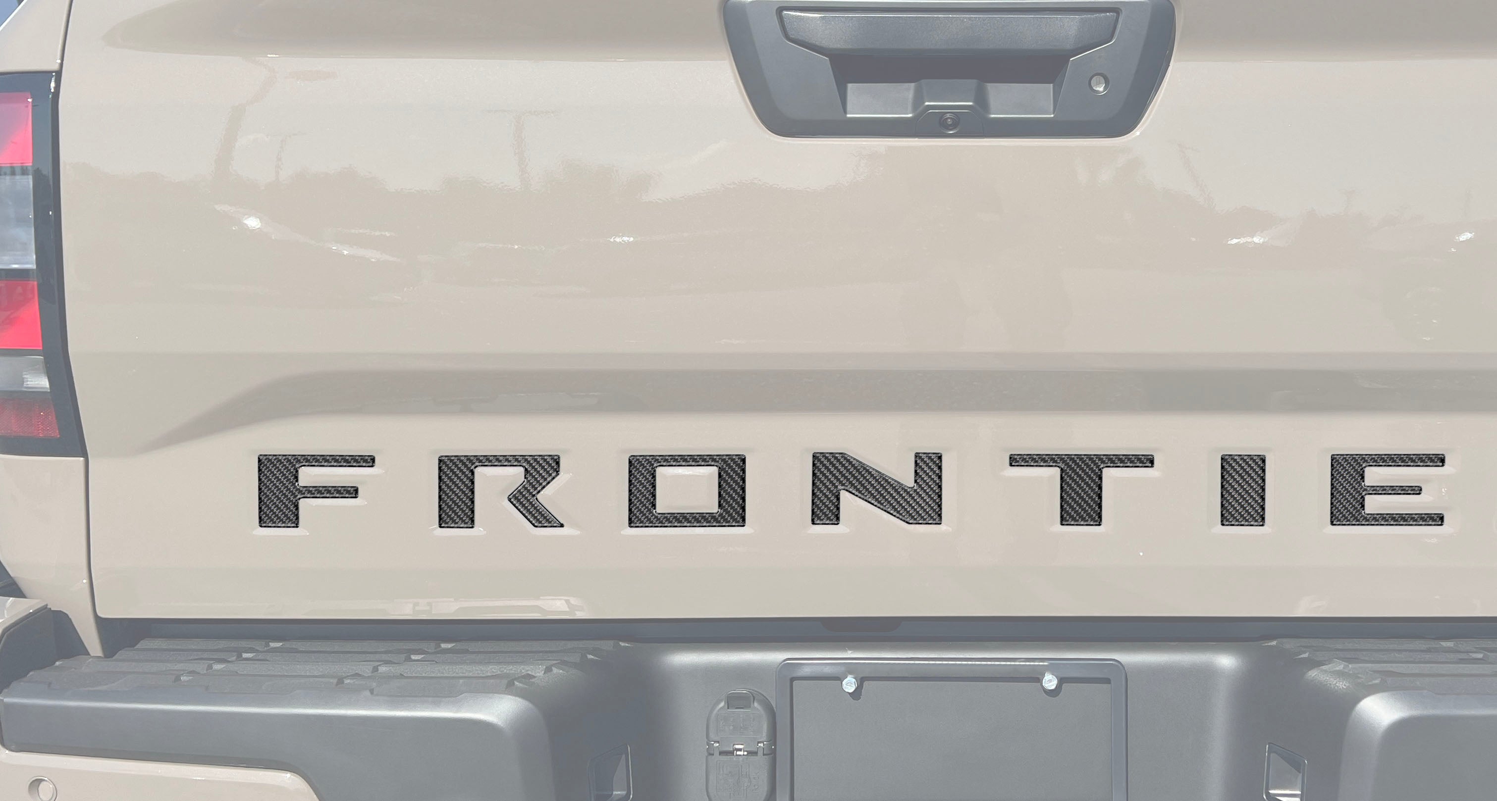 Tailgate Letter Inserts Fits 2022-2026 Nissan Frontier