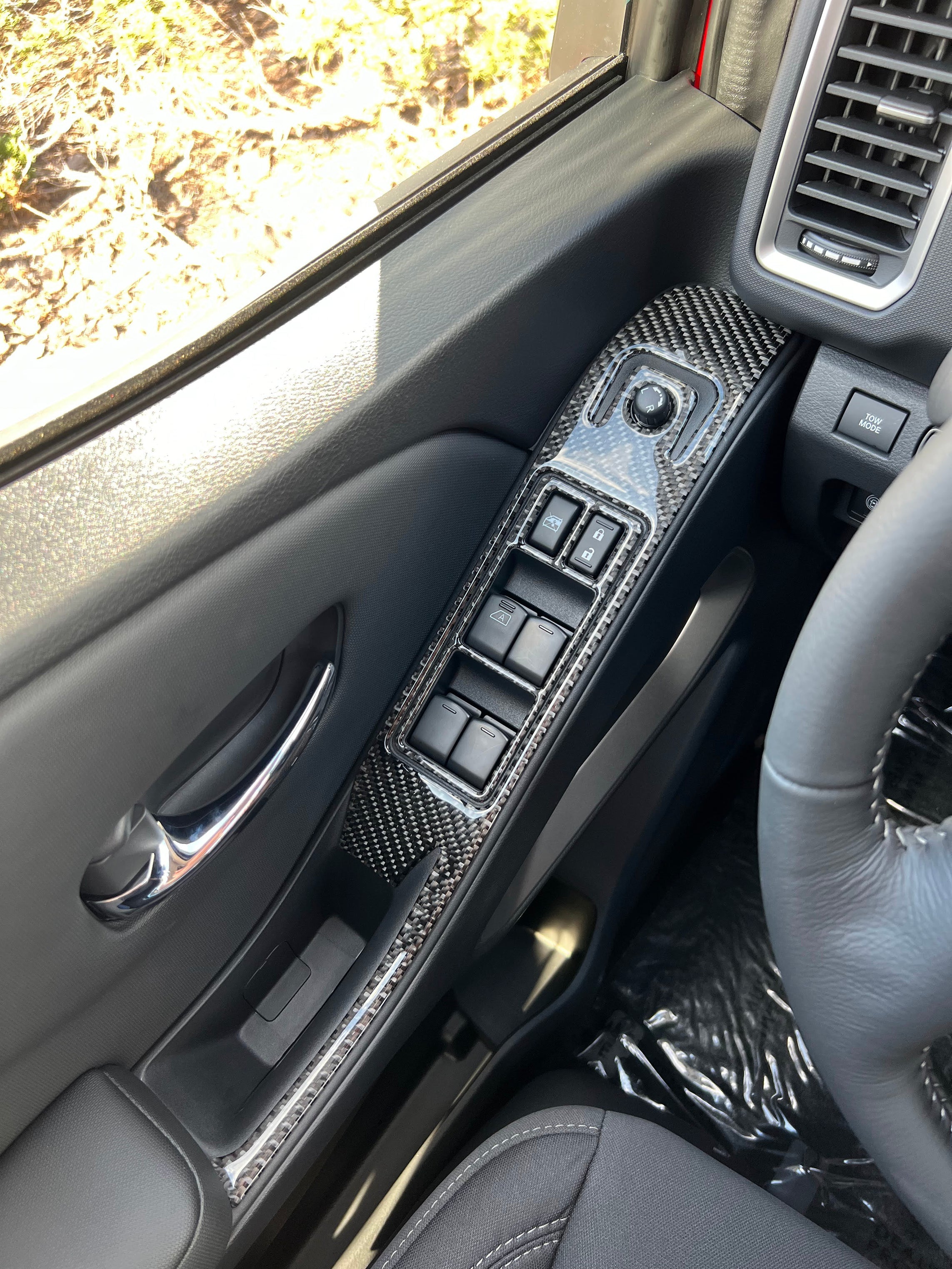 Door Switch Accent Trim Fits 2022-2026 Nissan Frontier