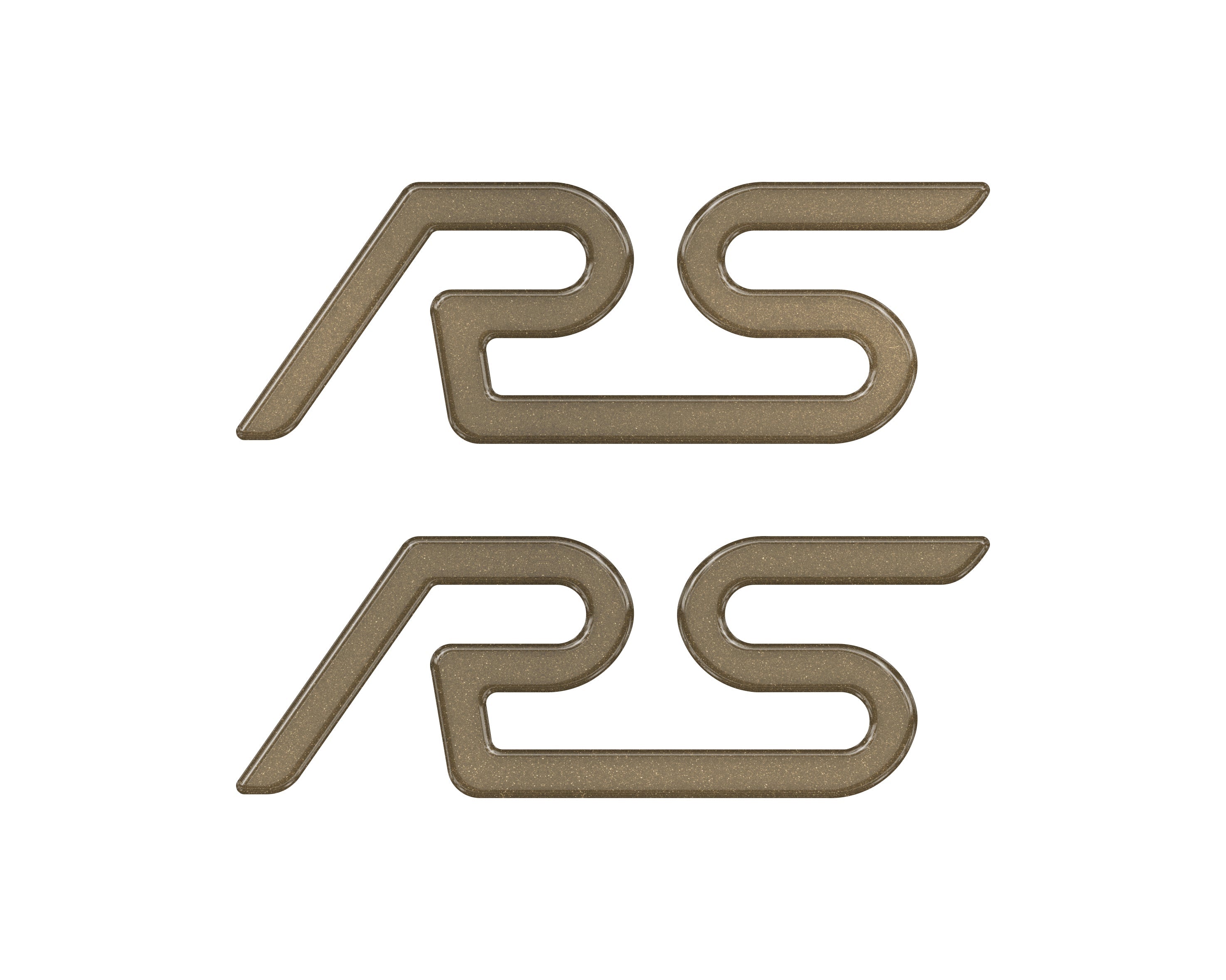 "RS" Spoiler Letter Inserts Fits 2016-2018 Ford Focus RS