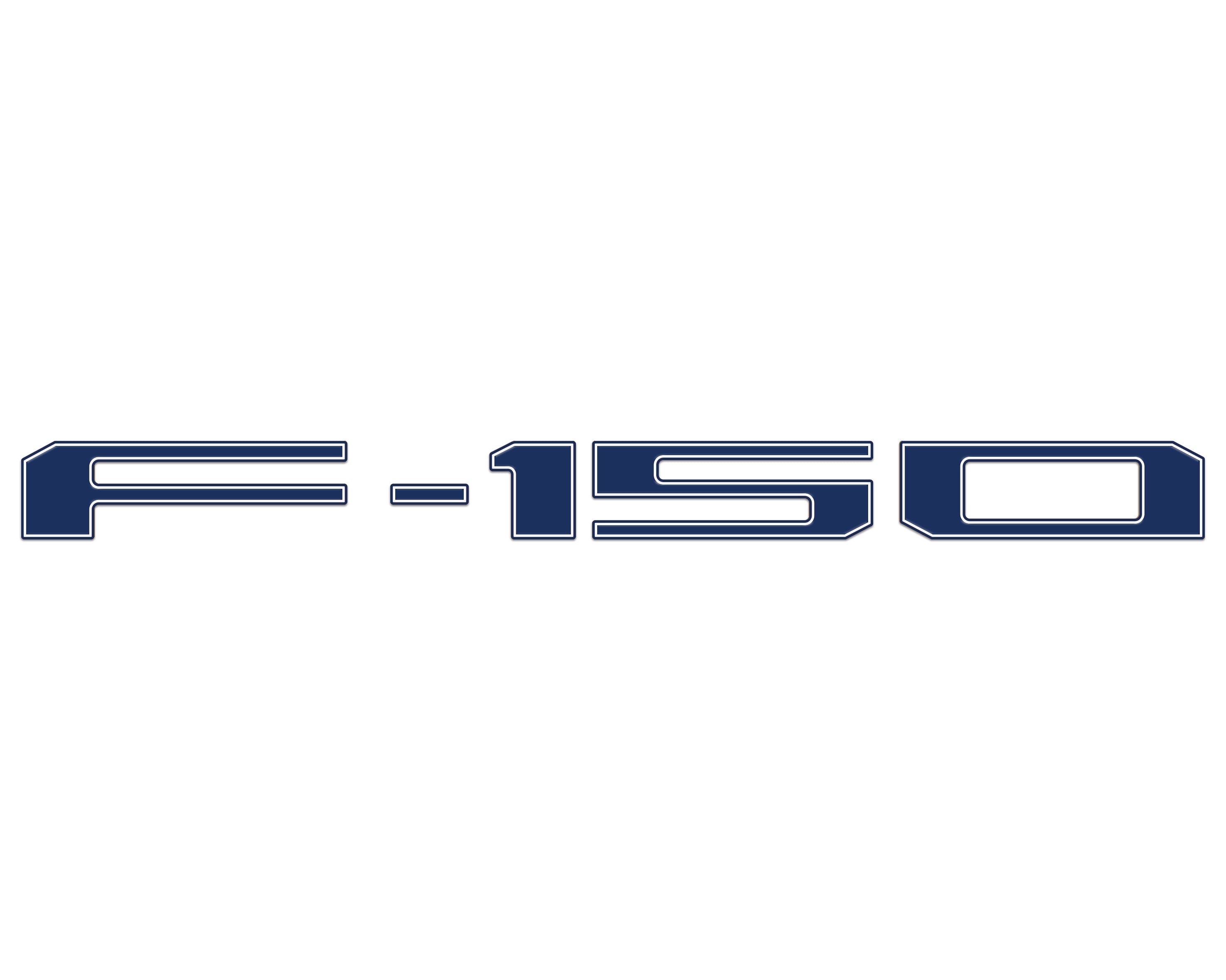 Football Themed Tailgate Letter Inserts Fits 2021-2026 Ford F-150