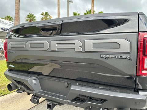 Raptor Tailgate Emblem Inserts Fits 2017-2026 Ford F-150 Raptor