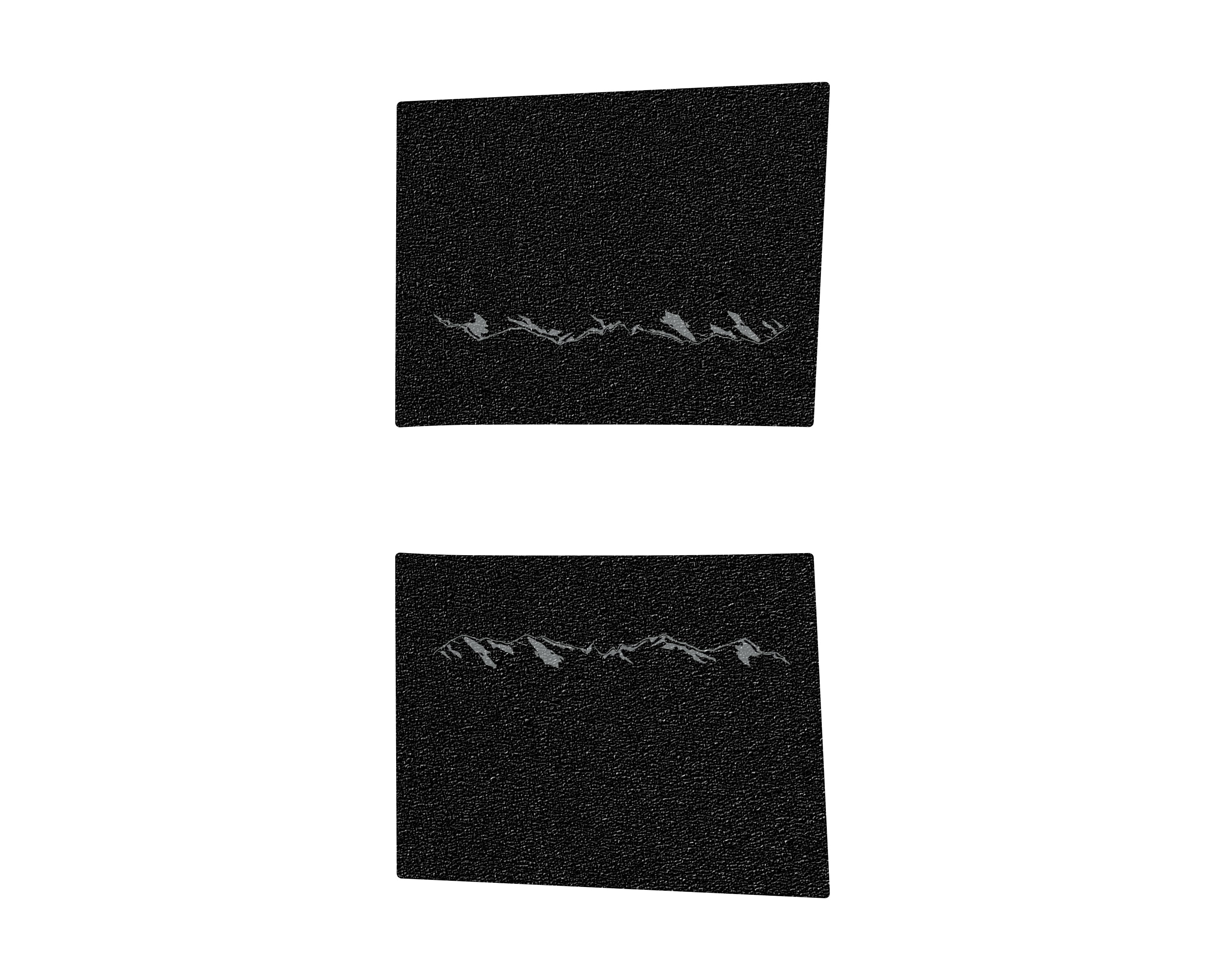 Textured Door Sill Overlays Fits 2015-2023 Ford Edge