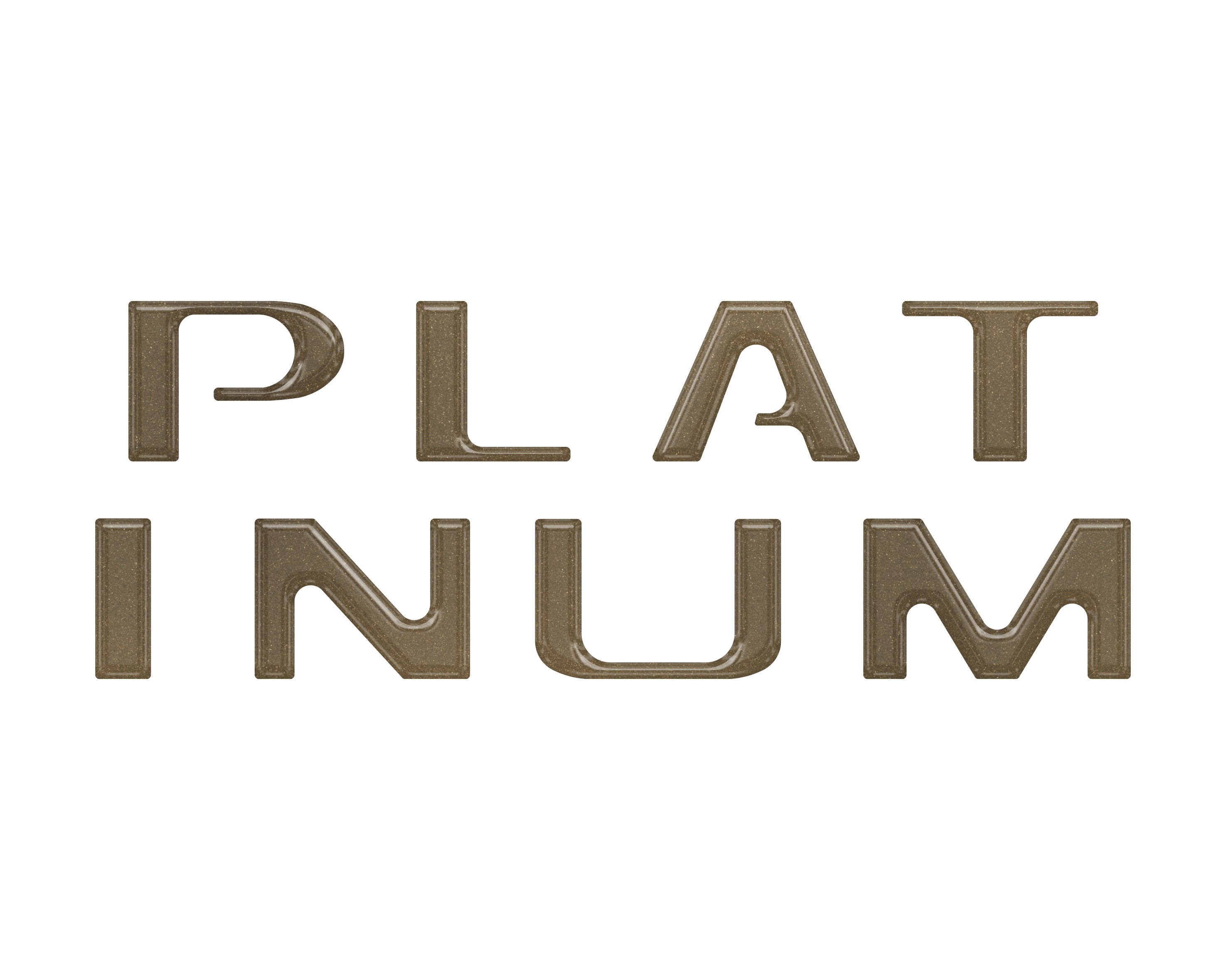 Platinum Tailgate Letter Inserts Fits 2021-2023 Ford F-150