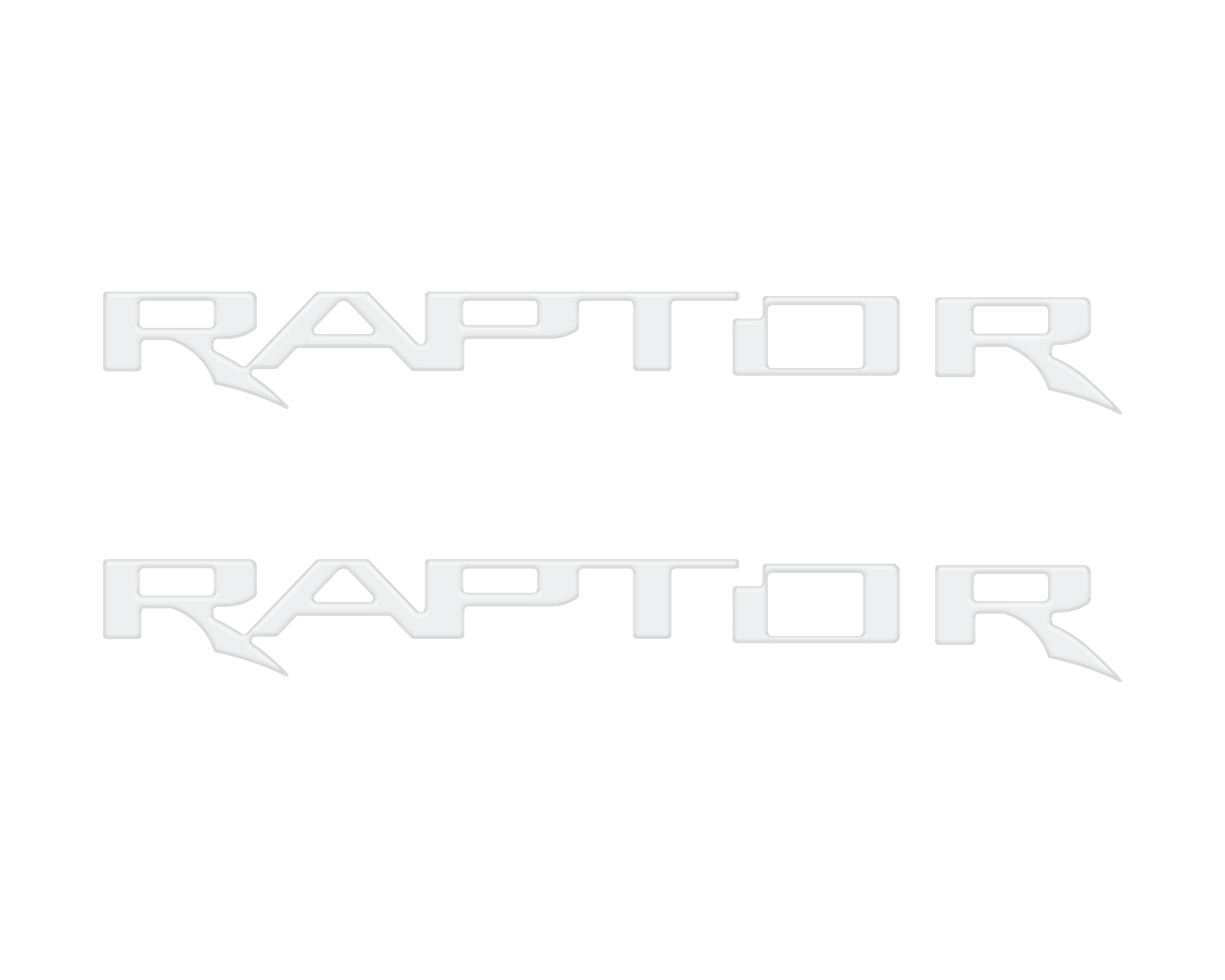 Hood Cowl Emblem Inserts Fits 2021-2026 Ford F-150/Bronco Raptor