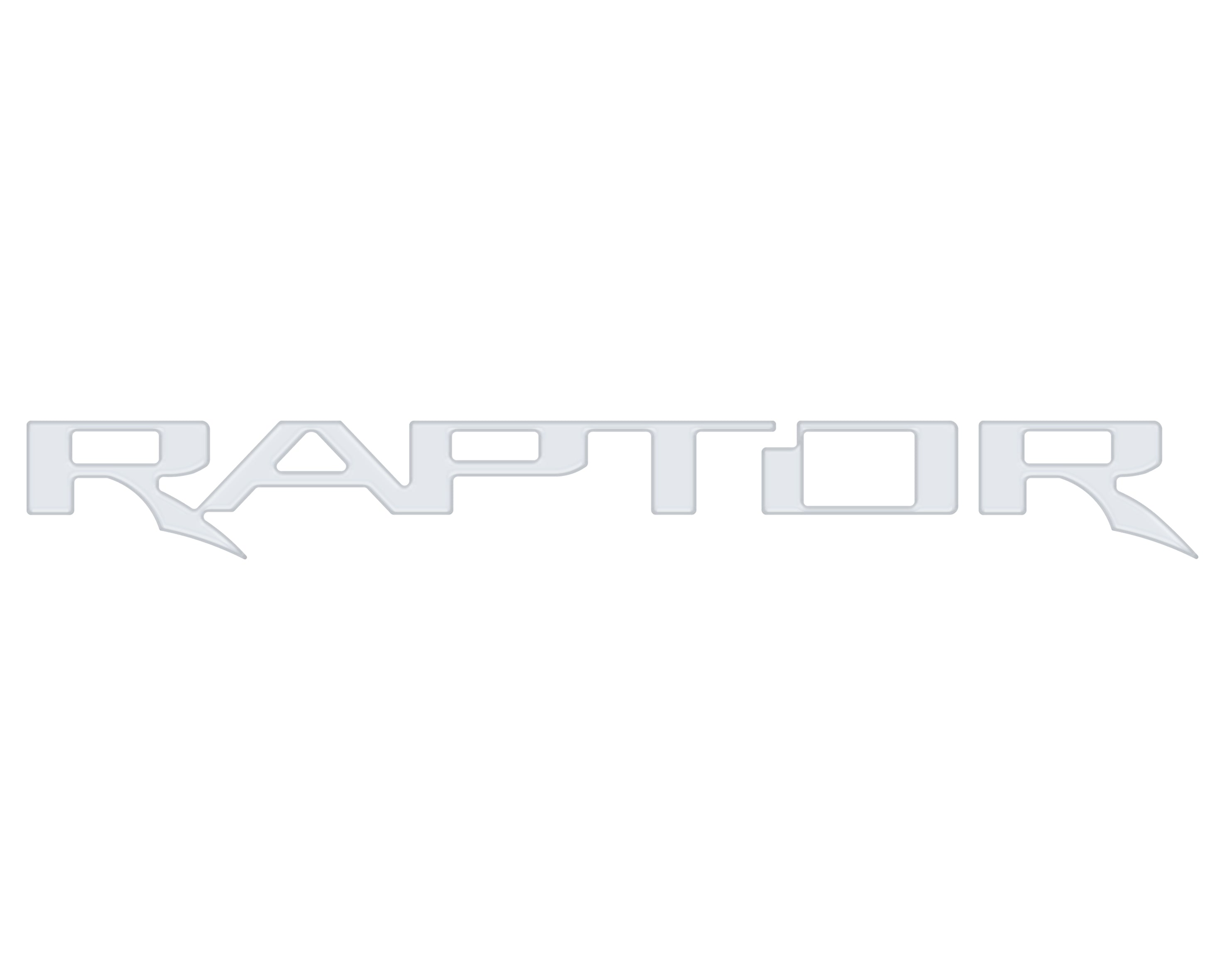 Raptor Tailgate Emblem Inserts Fits 2017-2026 Ford F-150 Raptor