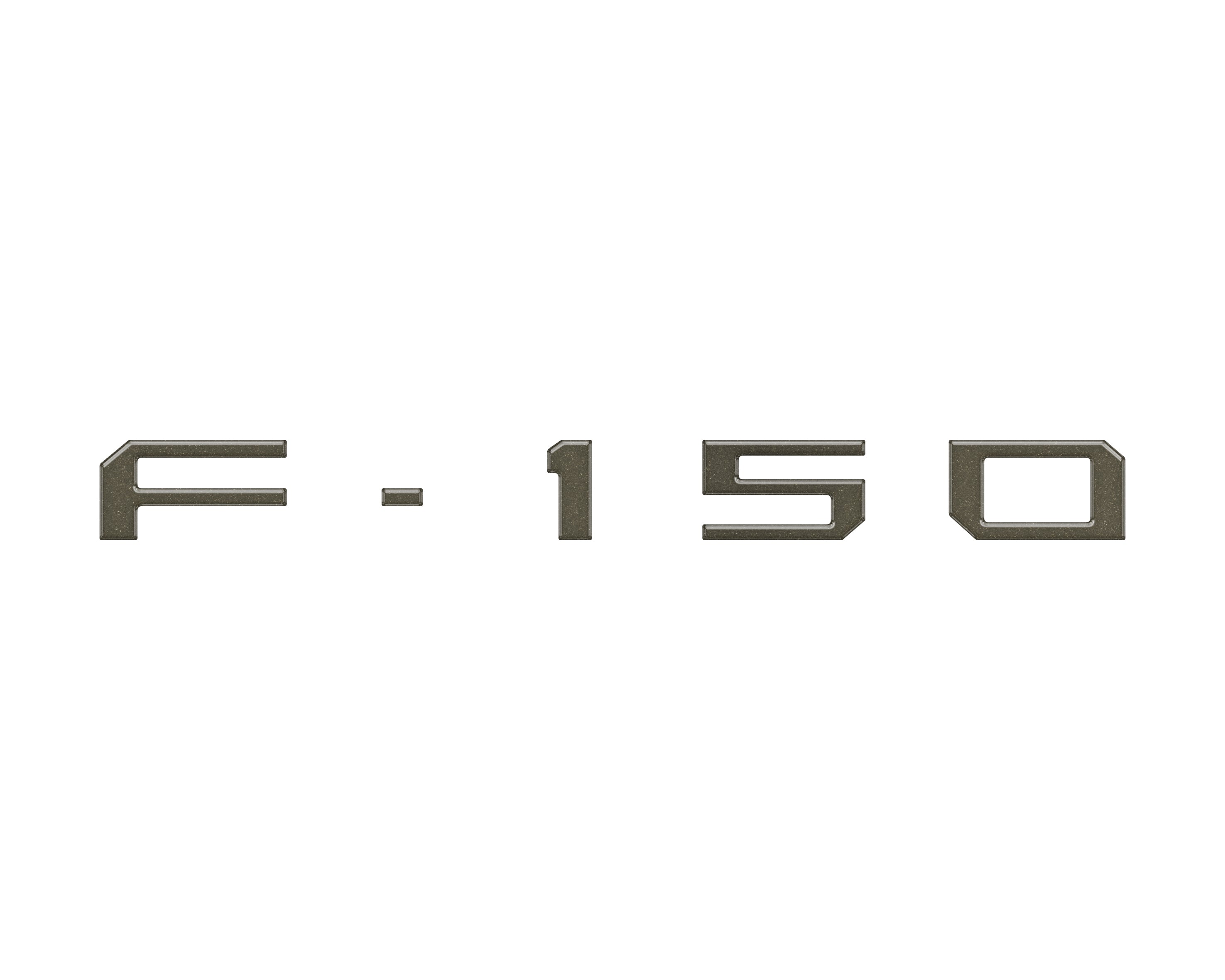 Passenger Cubby Letter Overlays Fits 2021-2026 Ford F-150 XL/STX