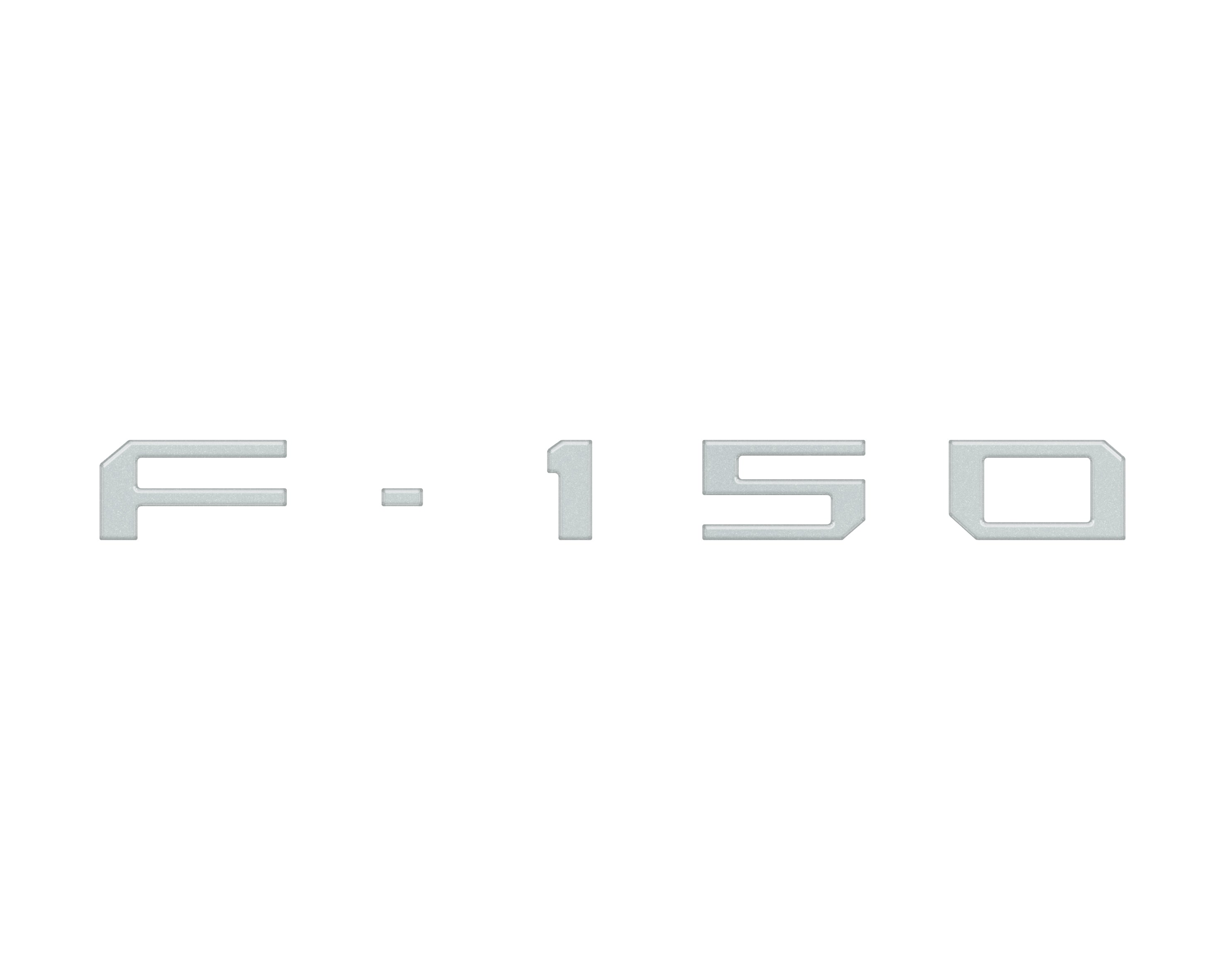 Passenger Cubby Letter Overlays Fits 2021-2026 Ford F-150 XL/STX