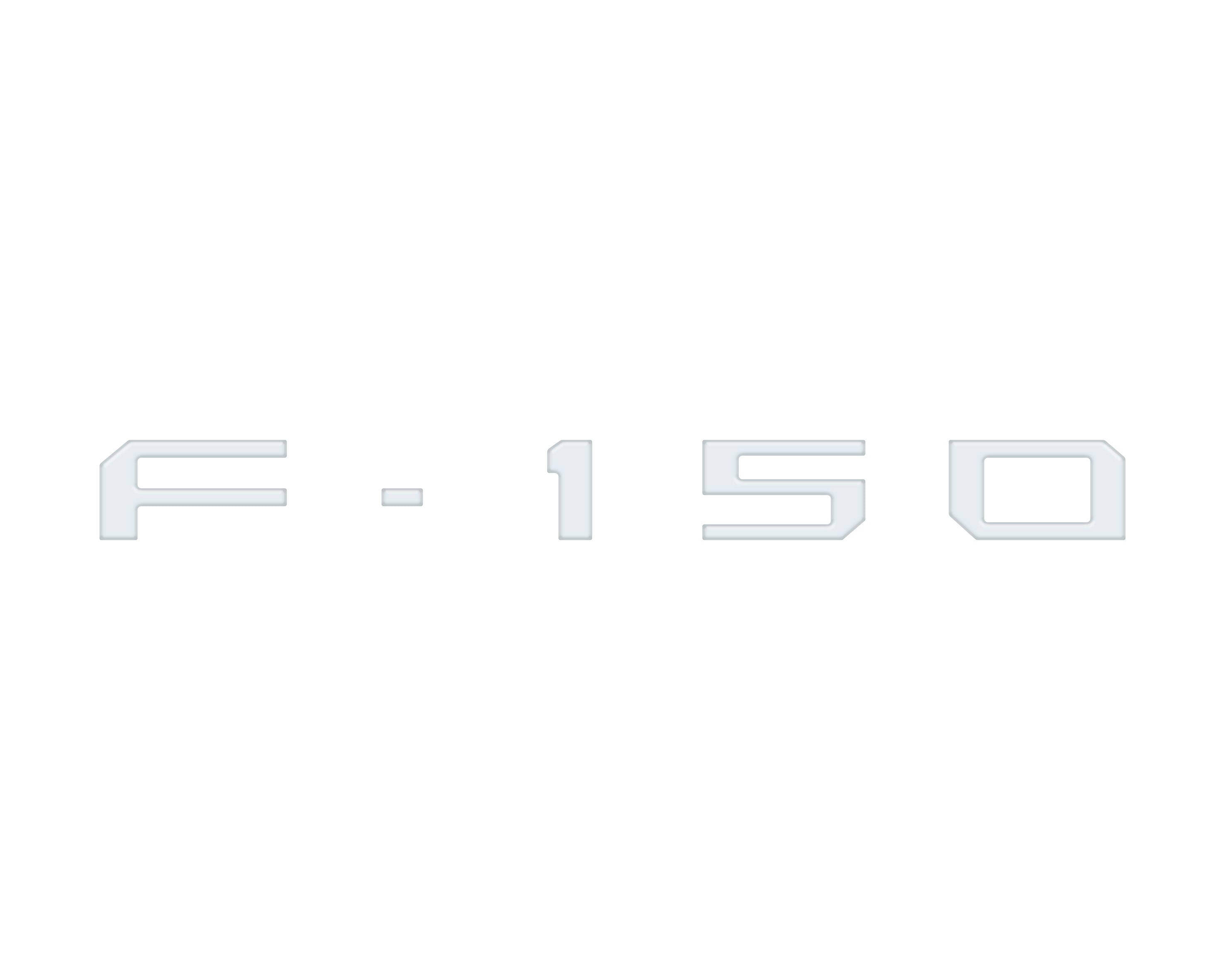 Passenger Cubby Letter Overlays Fits 2021-2026 Ford F-150 XL/STX