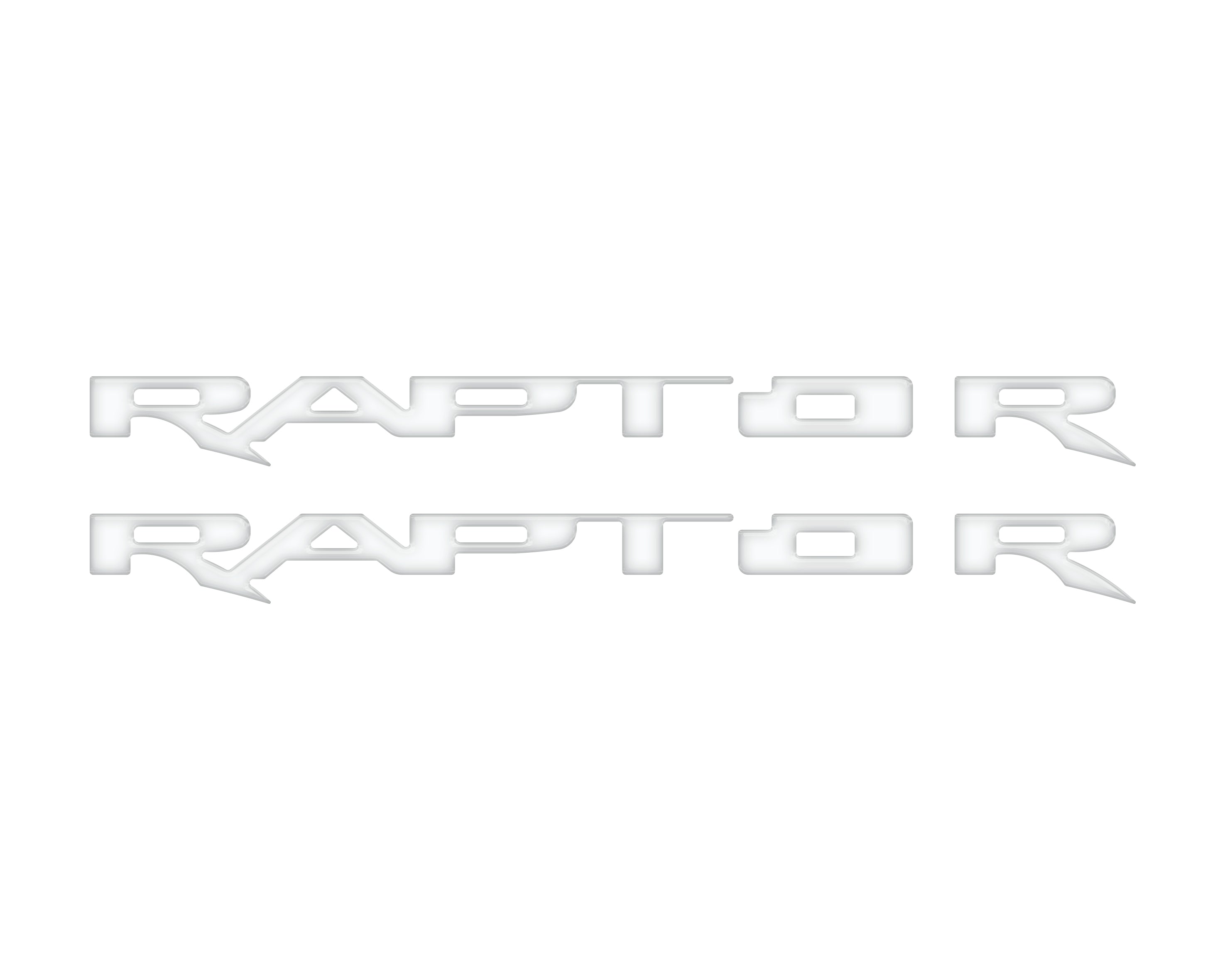 Running Board Emblem Overlays Fits 2017-2024 Ford F-150 Raptor