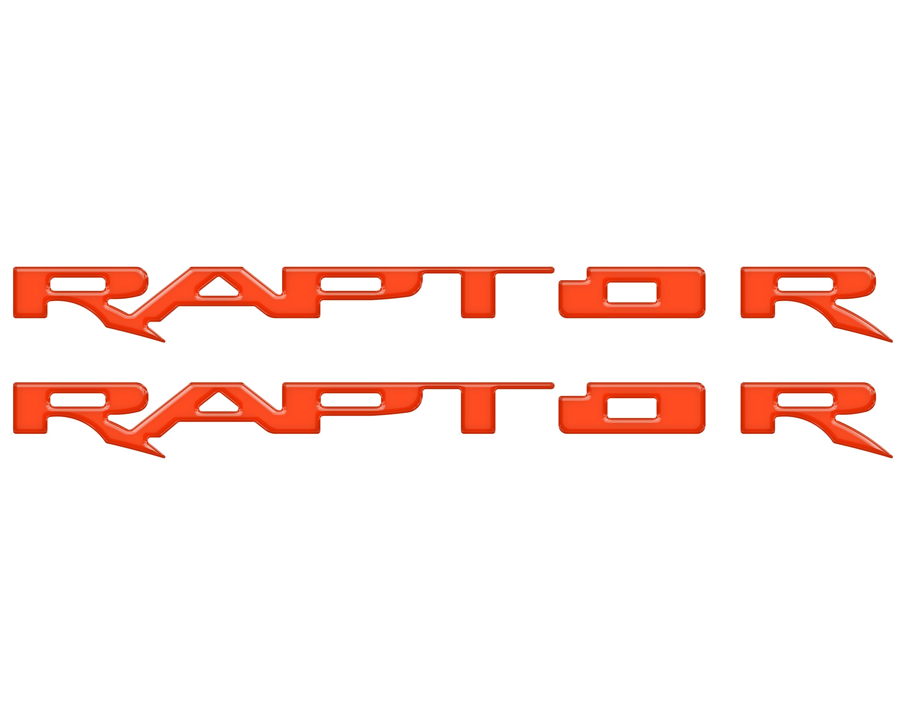 Running Board Emblem Overlays Fits 2017-2024 Ford F-150 Raptor