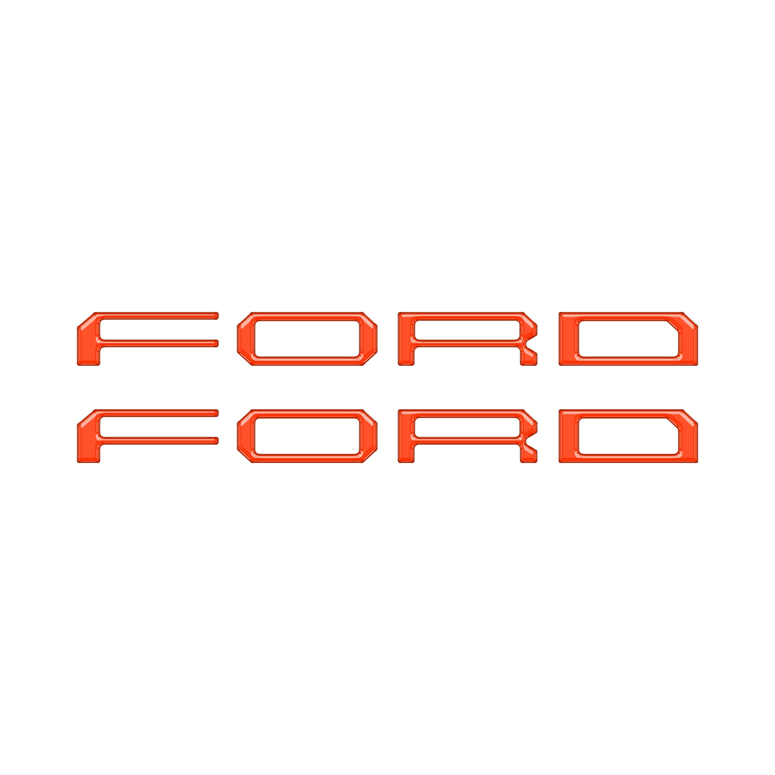 Tremor Running Board Letter Inserts Fits 2020-2026 Ford Super Duty Tremor