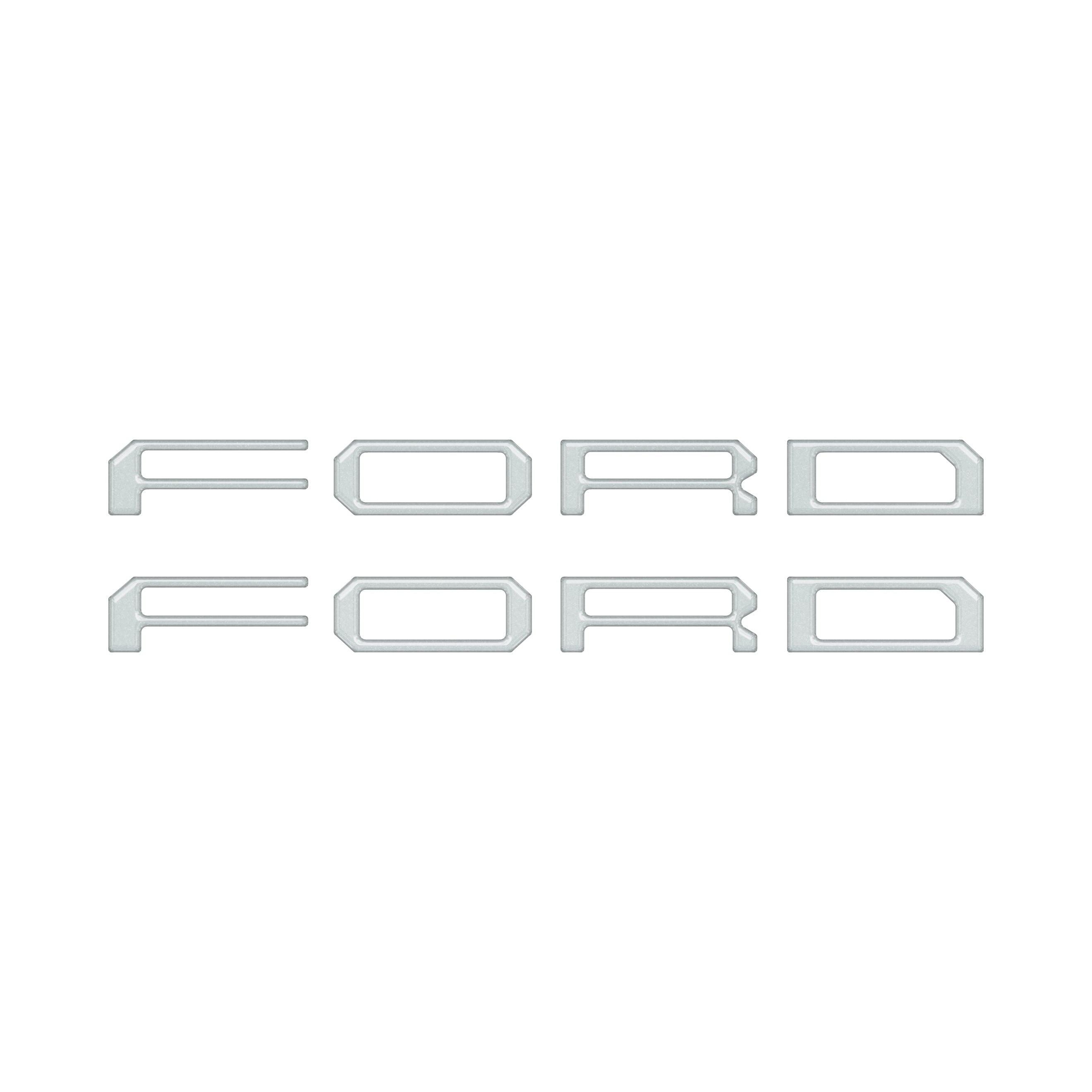 Tremor/Raptor Running Board Letter Inserts Fits 2025-2026 Ford F-150