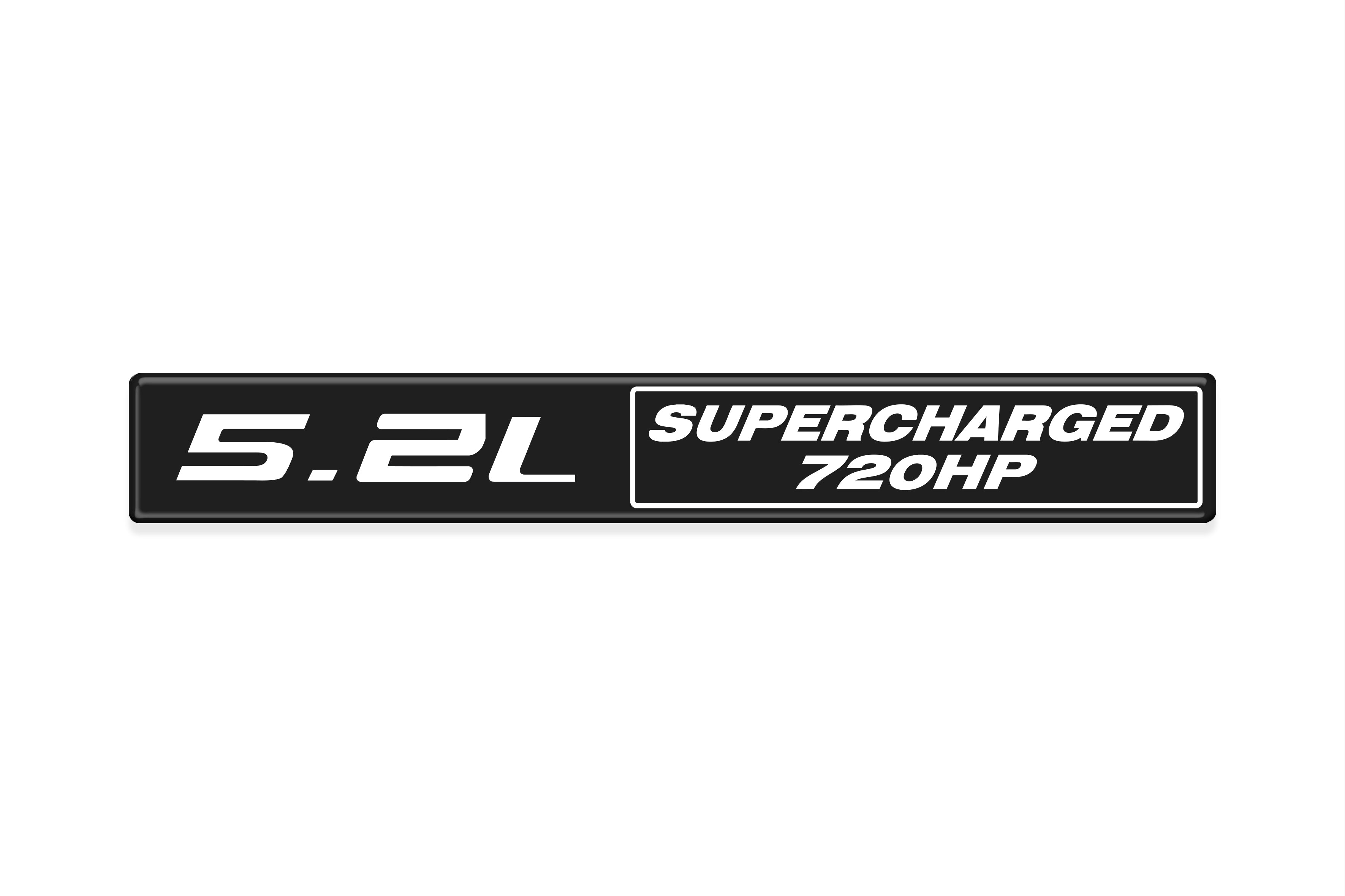 5.0L Coyote V8 Badge Fits Any Ford Model