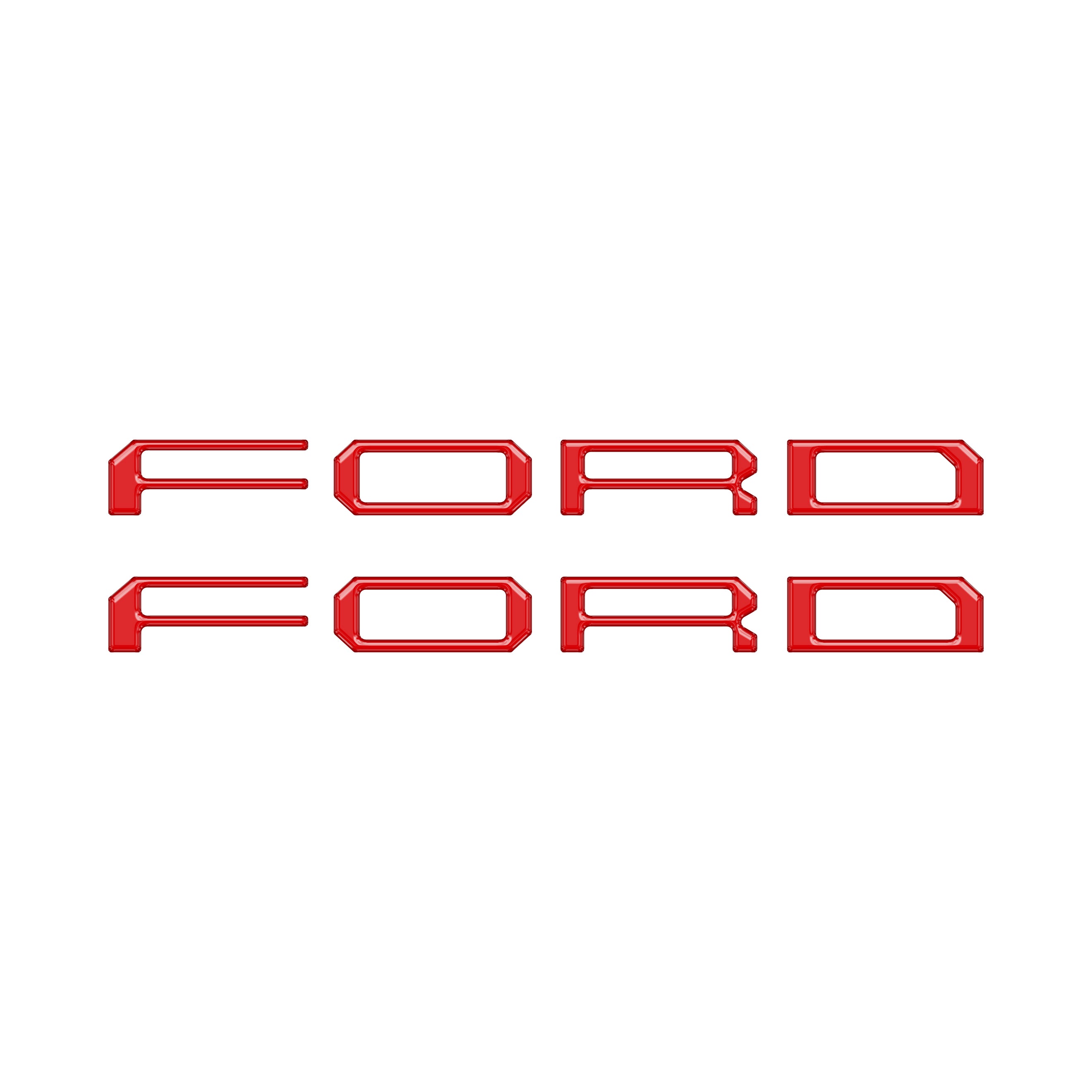 Tremor/Raptor Running Board Letter Inserts Fits 2025-2026 Ford F-150