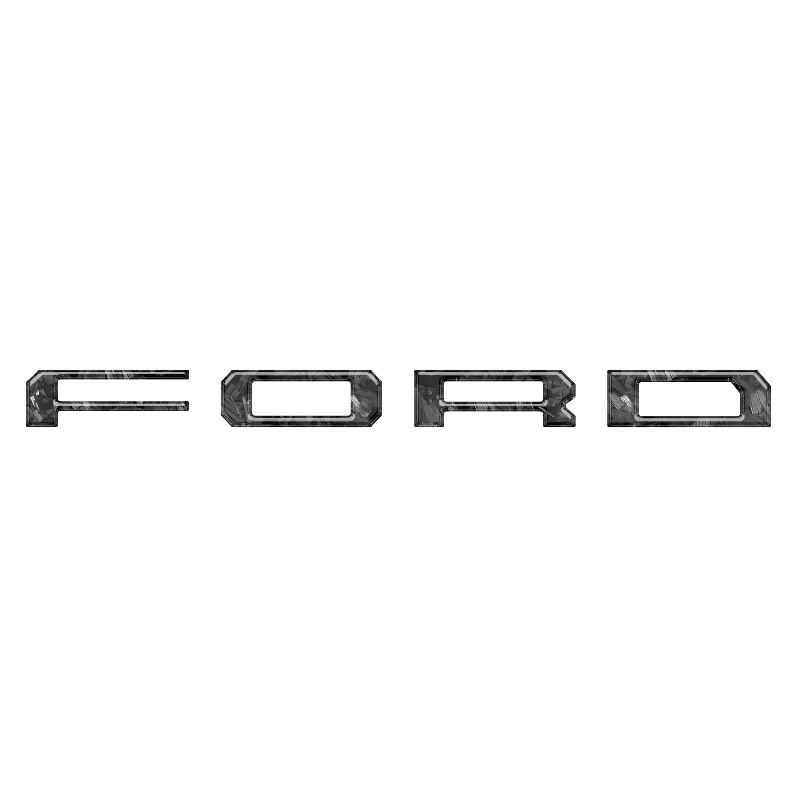 Lightning Rear Bumper Overlays Fits 2022-2026 Ford F-150 Lightning
