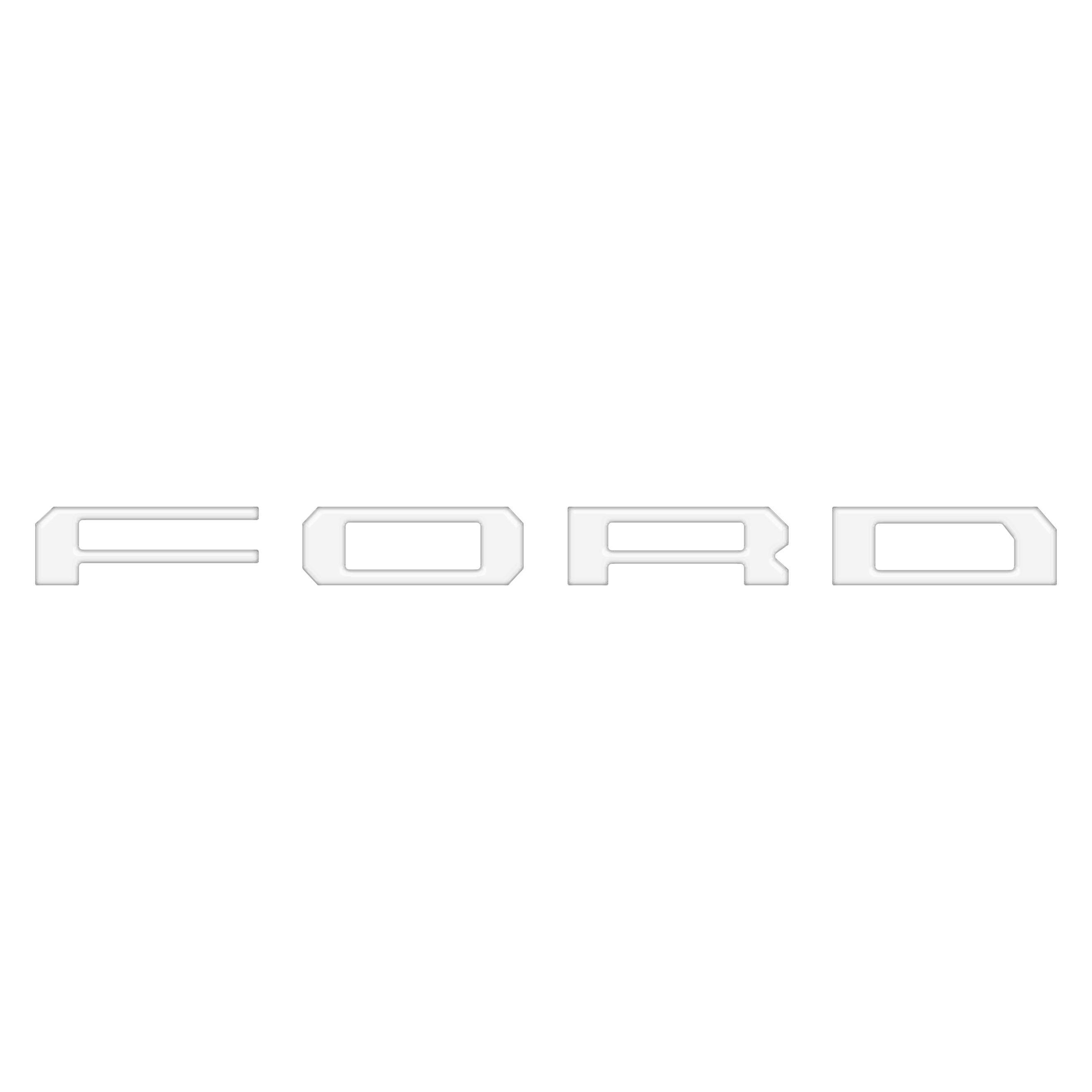 Lightning Rear Bumper Overlays Fits 2022-2026 Ford F-150 Lightning